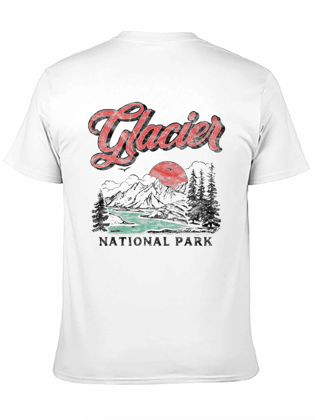 Glacier National Park Graphic T-Shirt