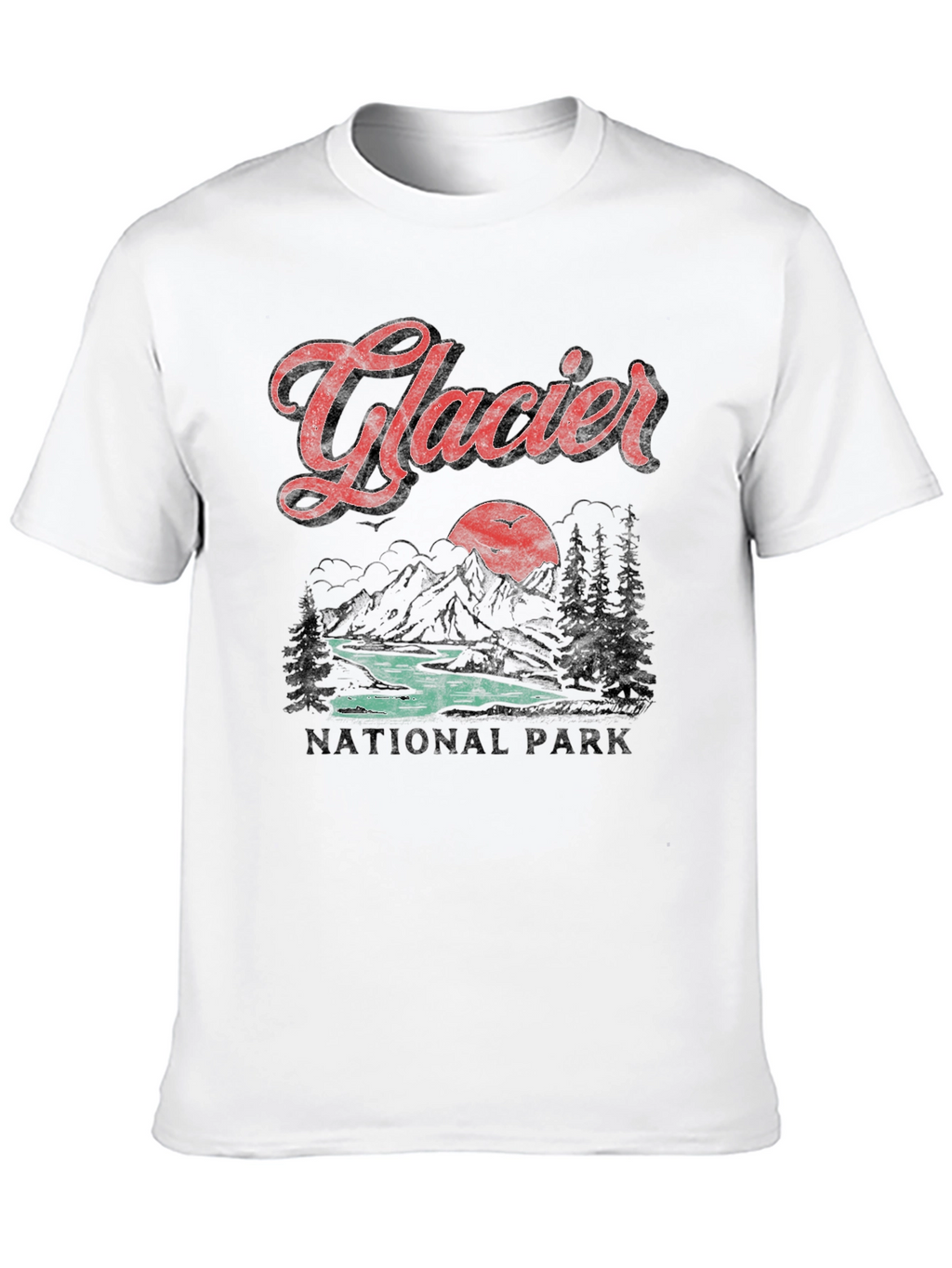 Glacier National Park Graphic T-Shirt