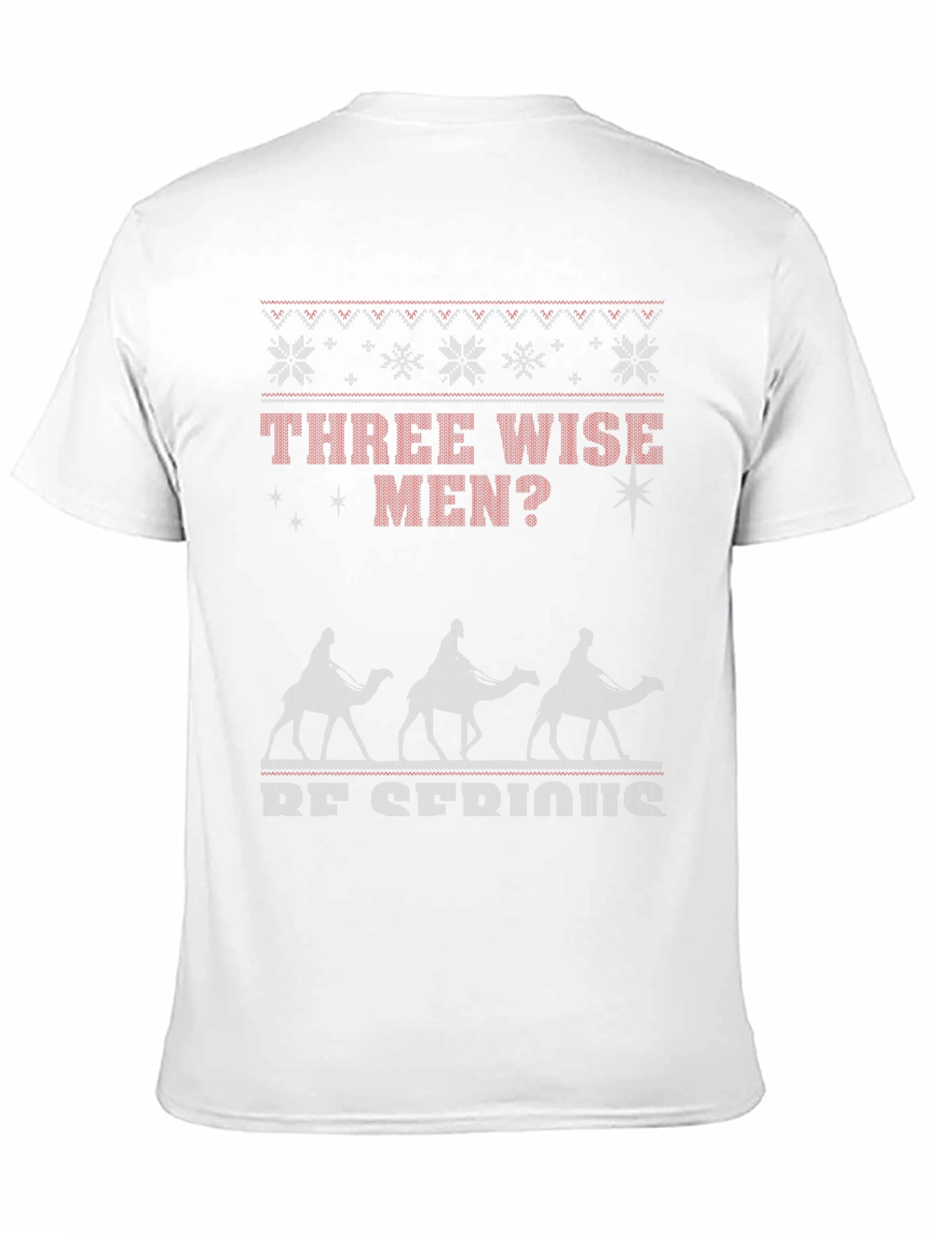 Three Wise Men Funny Ugly Christmas T-Shirt
