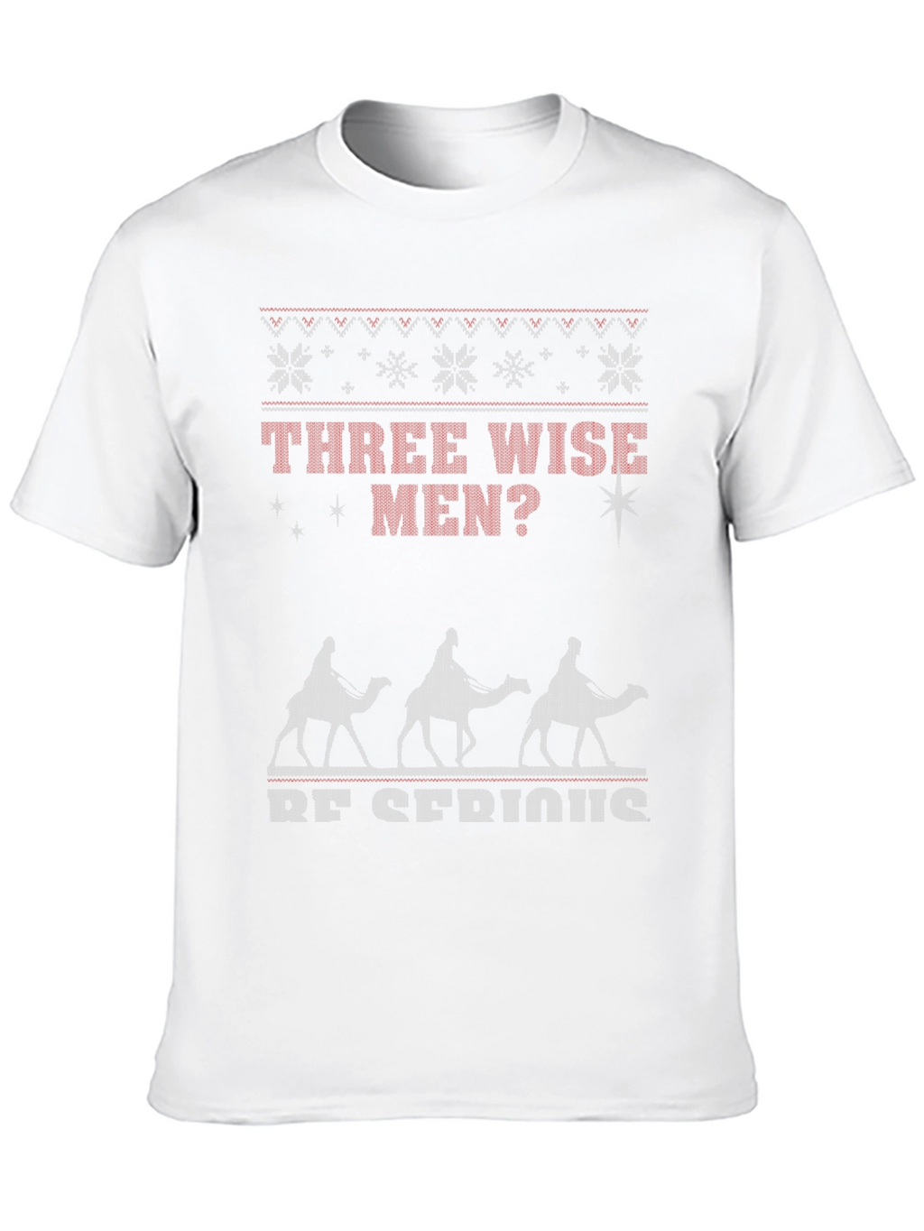 Three Wise Men Funny Ugly Christmas T-Shirt