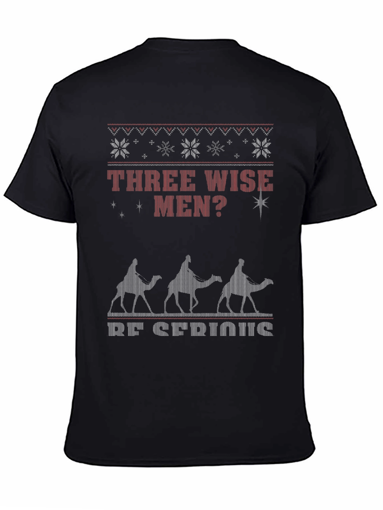 Three Wise Men Funny Ugly Christmas T-Shirt