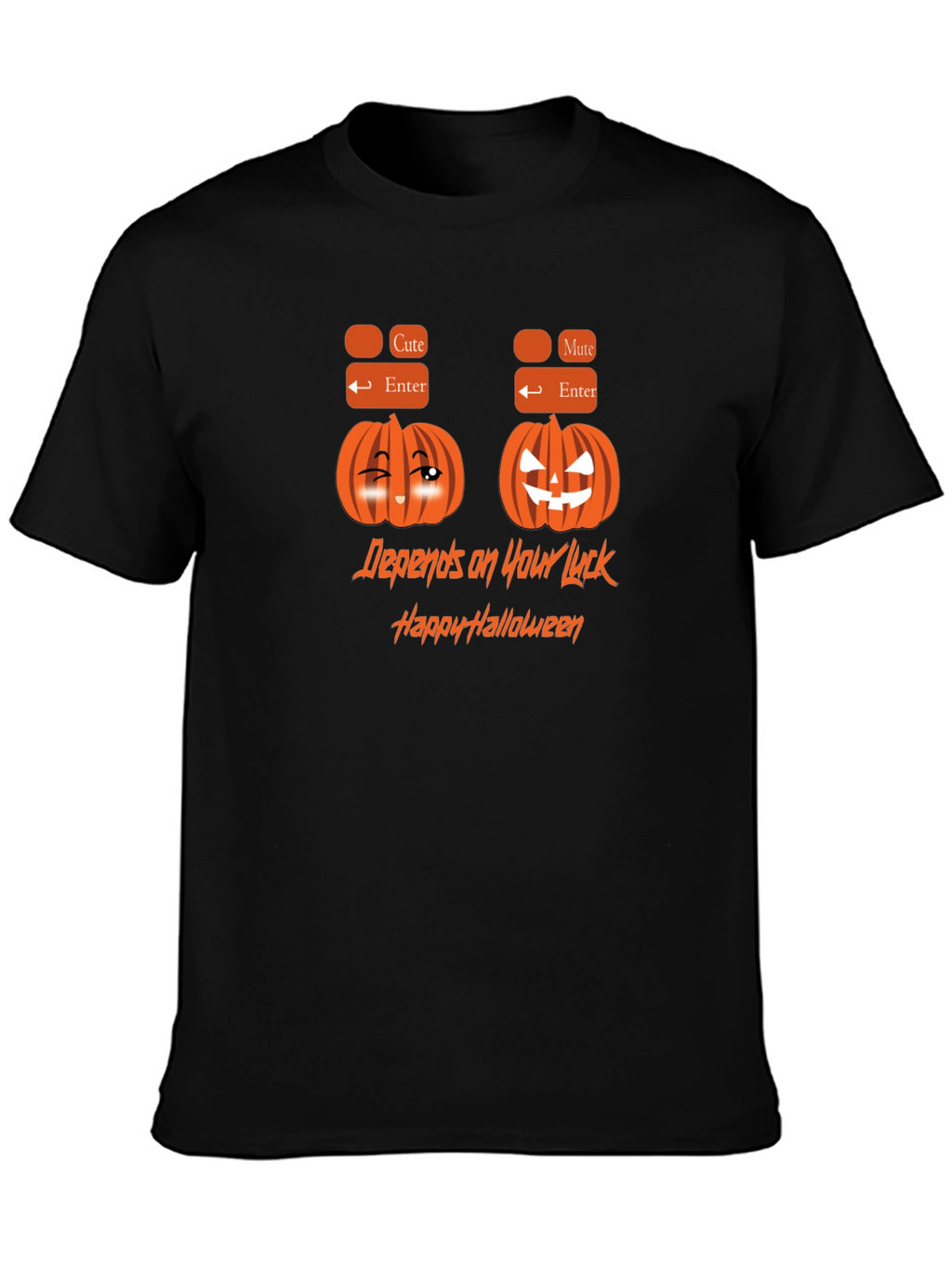 Halloween Pumpkin Graphic T-Shirt