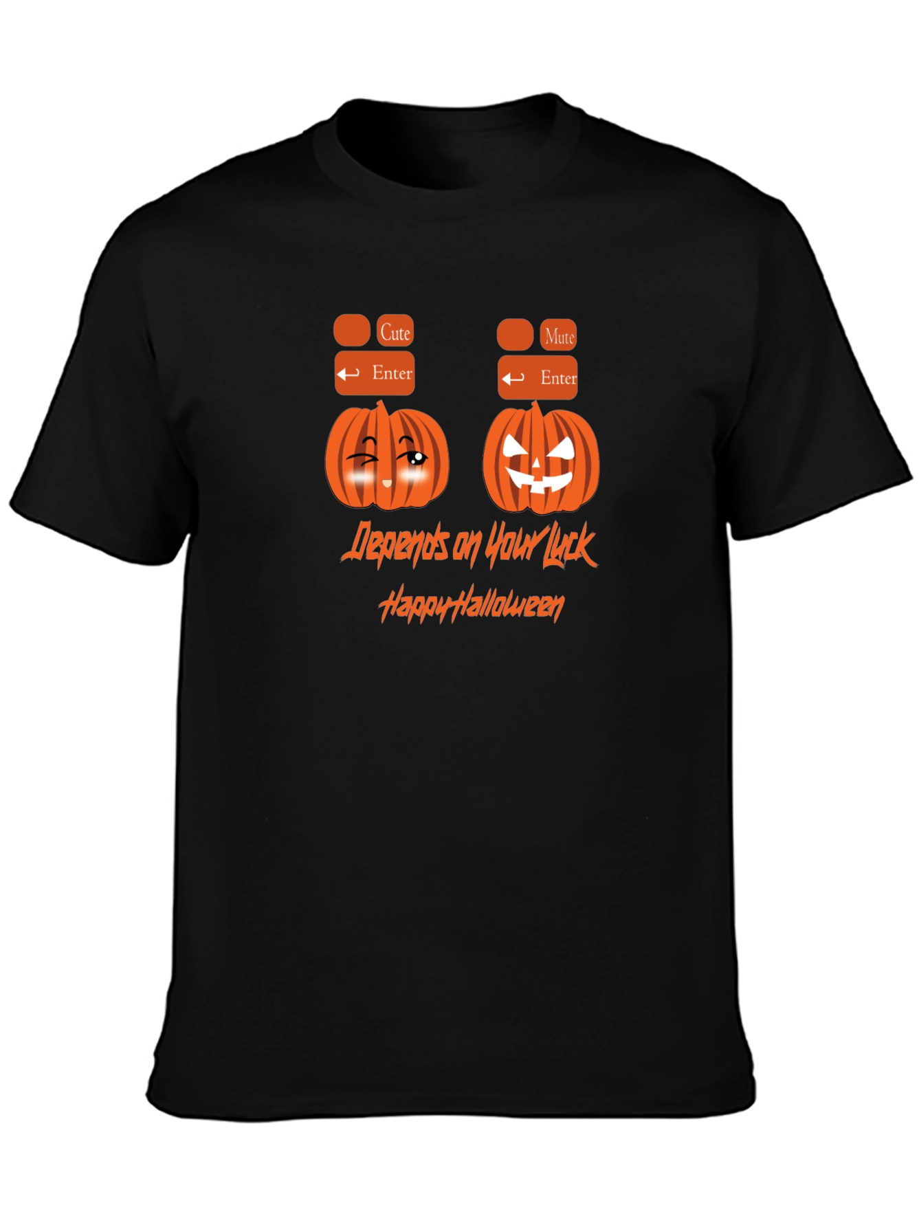Halloween Pumpkin Graphic T-Shirt
