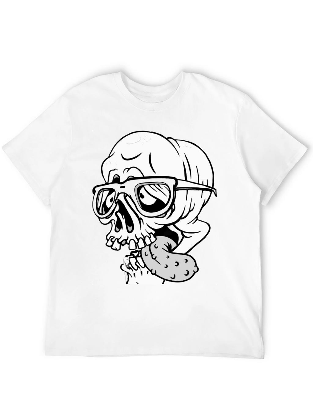 Skull with Pickle Graphic Tee
