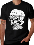 Skull with Pickle Graphic Tee