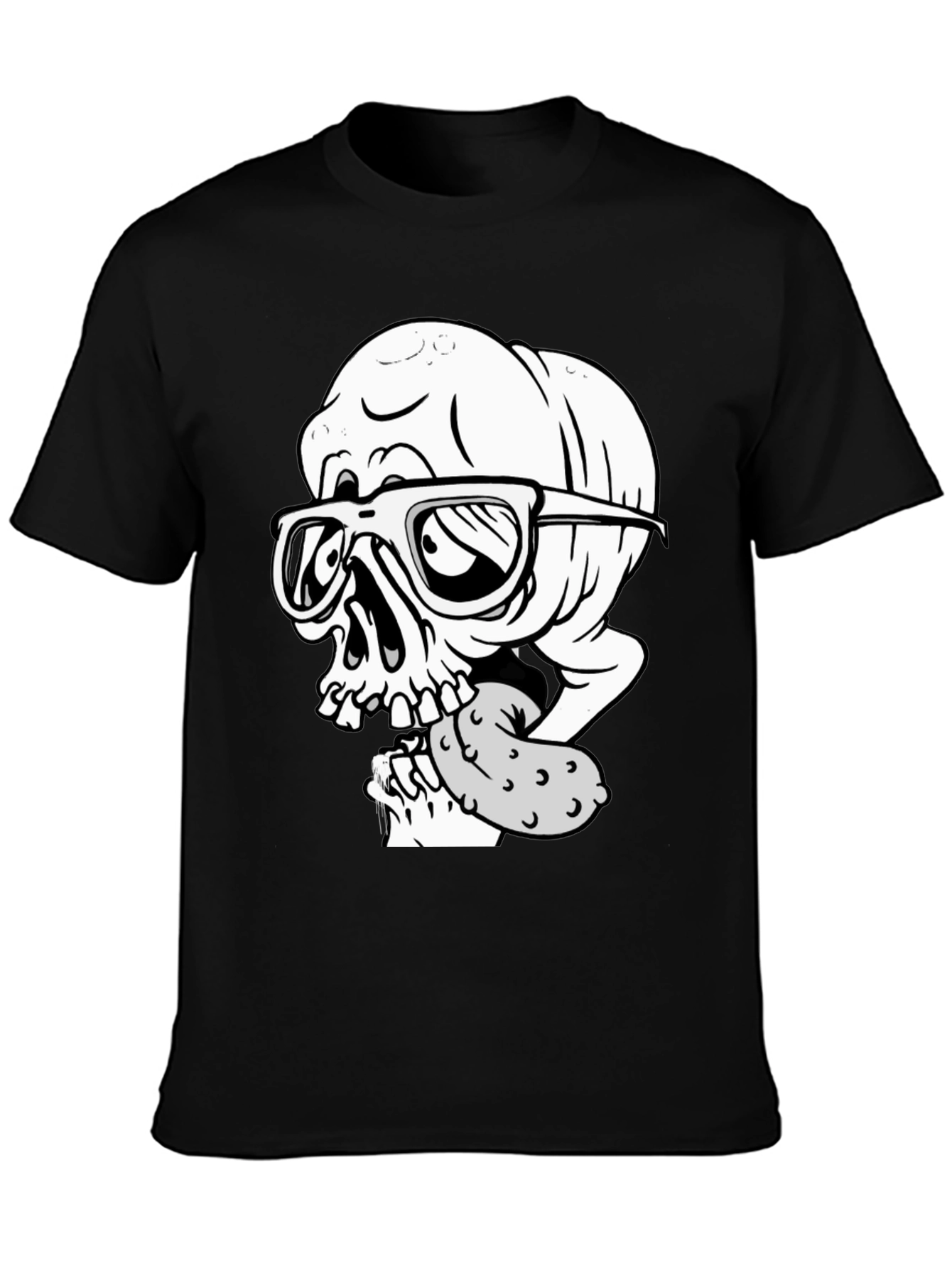 Skull with Pickle Graphic Tee