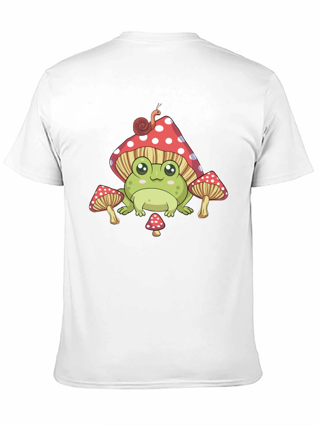 Frog Mushroom T-Shirt - Cute Cartoon Style