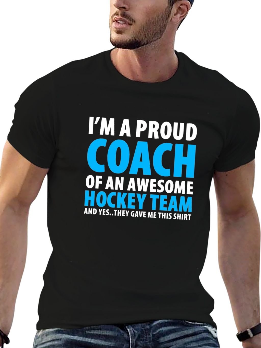 Proud Hockey Coach T-Shirt - Awesome Team Gift