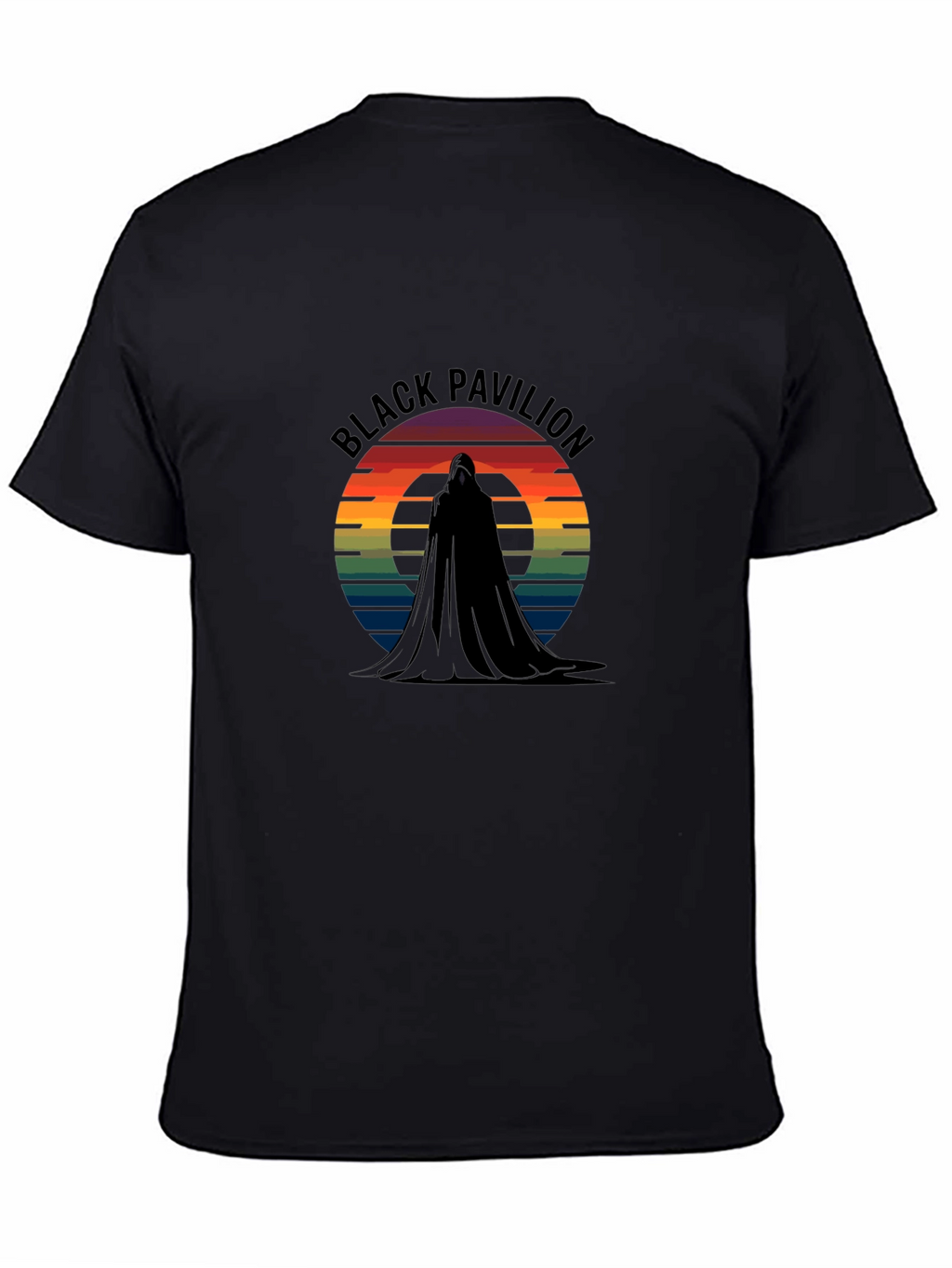 Black Pavilion Retro Graphic T-Shirt