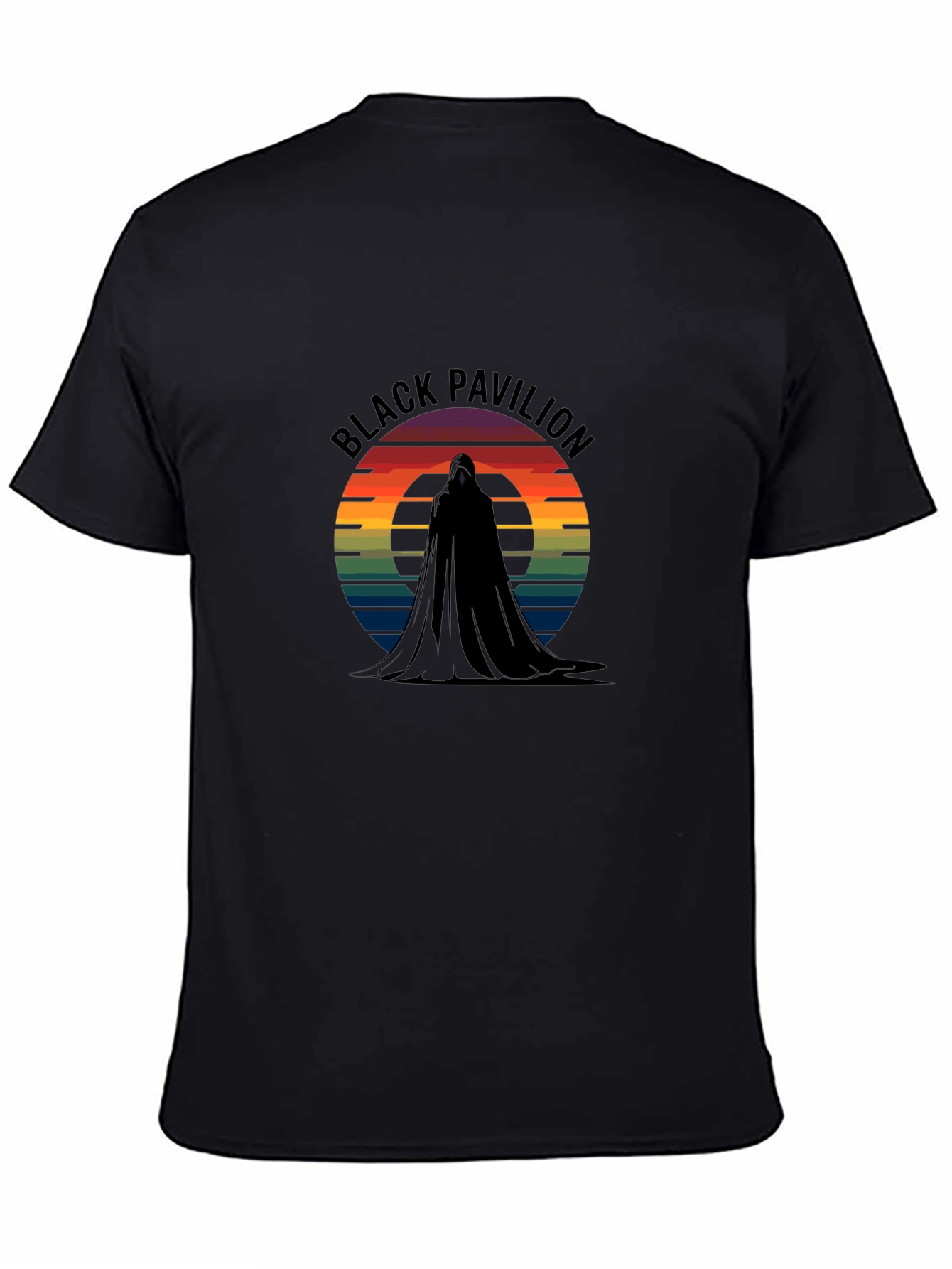 Black Pavilion Retro Graphic T-Shirt
