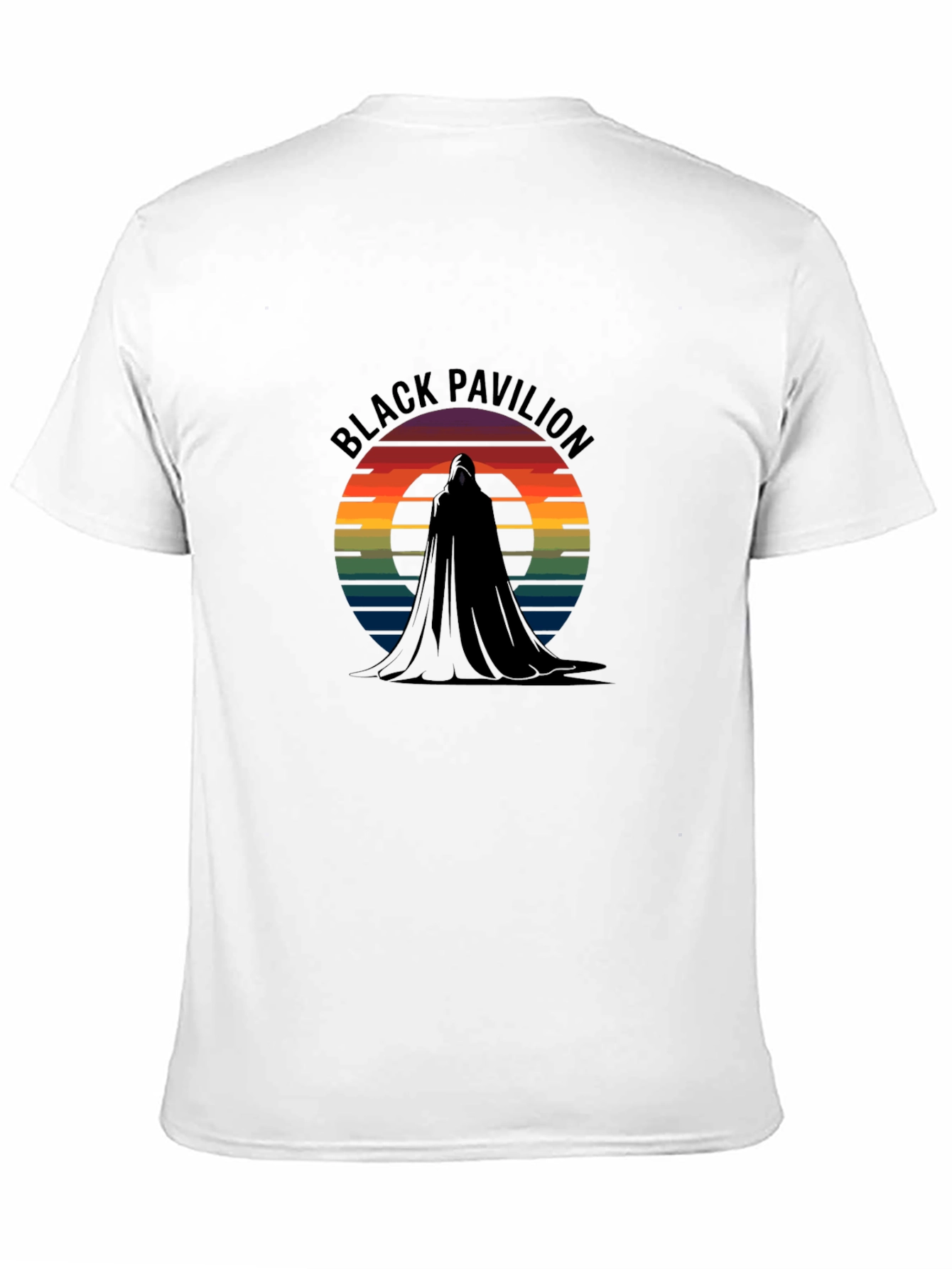 Black Pavilion Retro Graphic T-Shirt