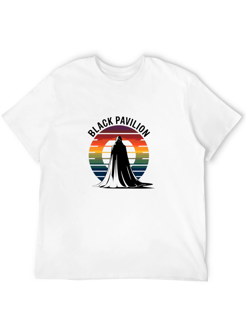 Black Pavilion Retro Graphic T-Shirt
