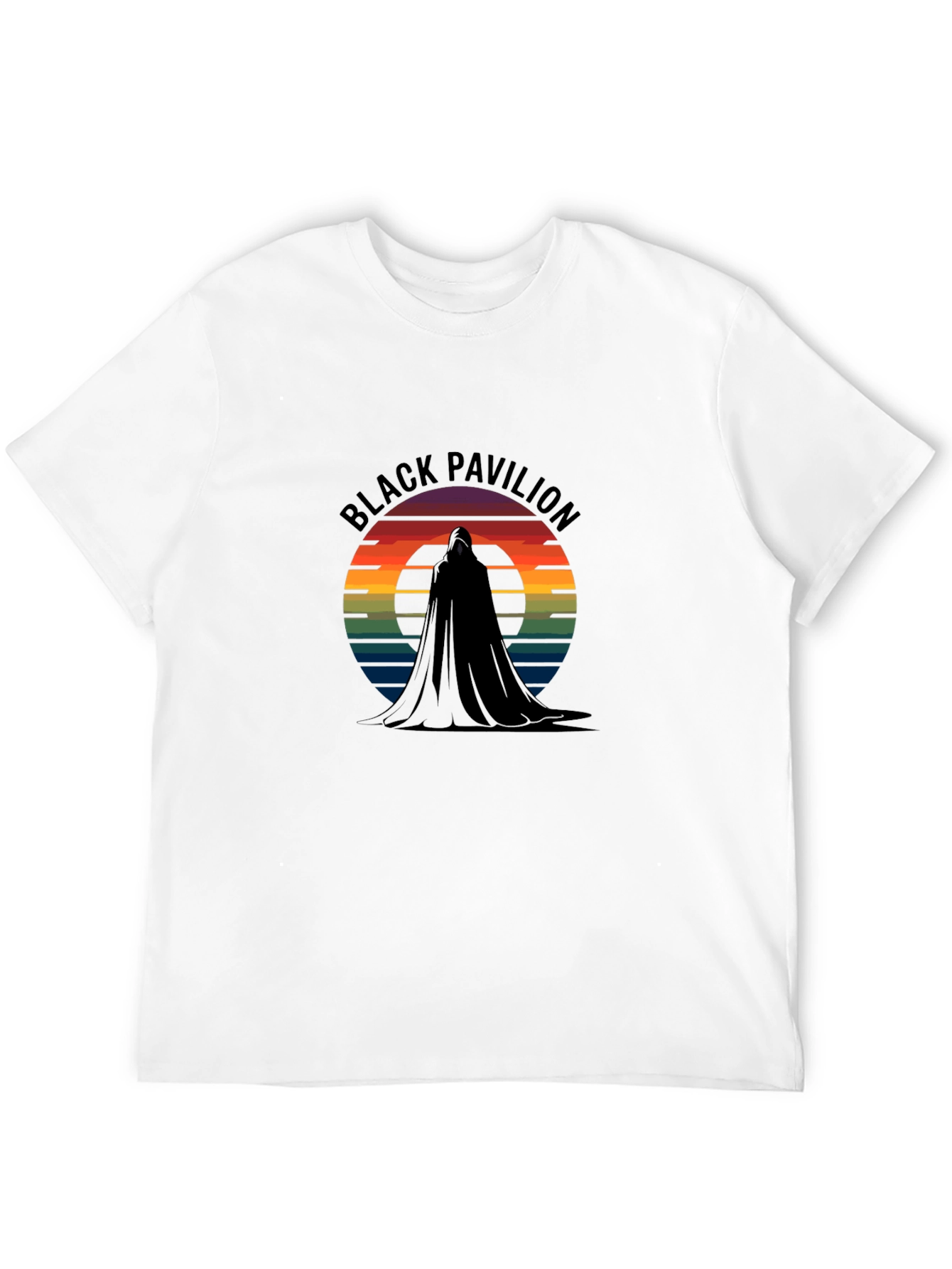 Black Pavilion Retro Graphic T-Shirt