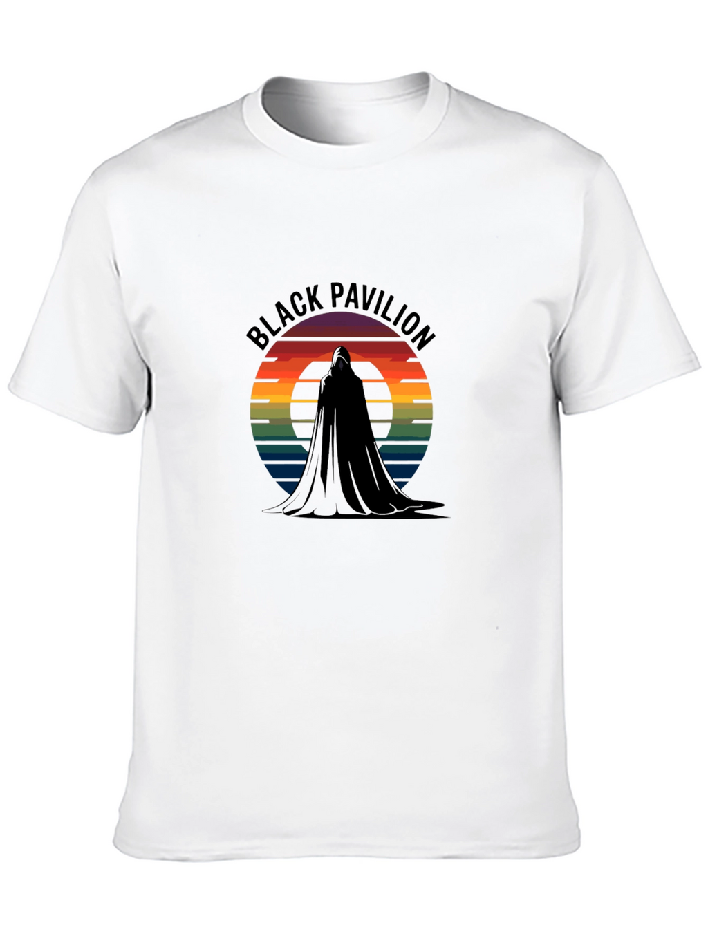 Black Pavilion Retro Graphic T-Shirt