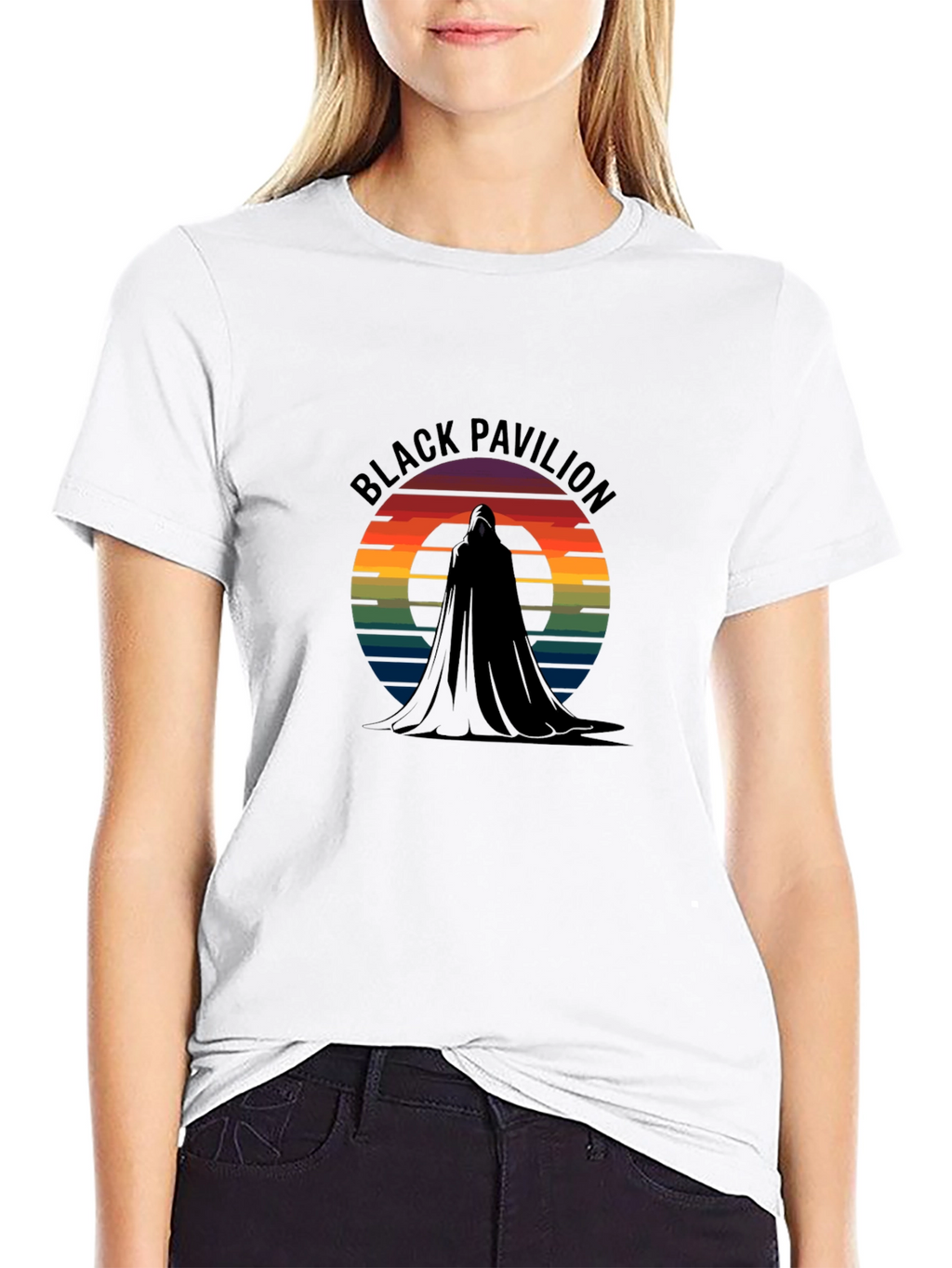 Black Pavilion Retro Graphic T-Shirt