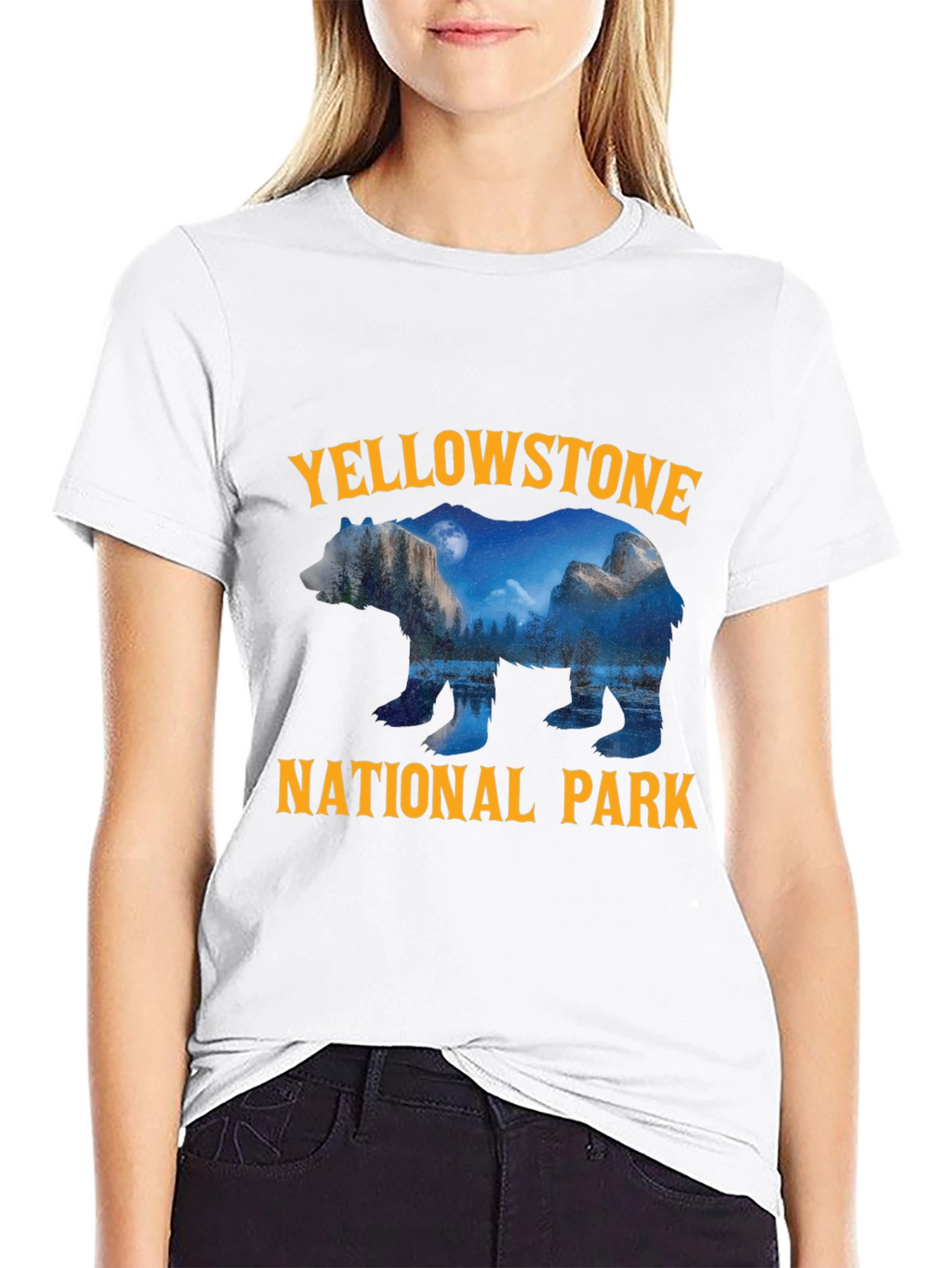 Yellowstone National Park Bear Graphic Tee