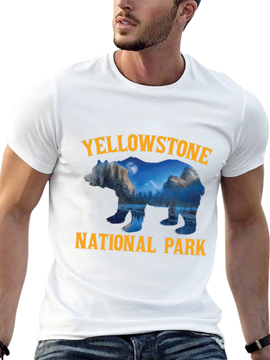 Yellowstone National Park Bear Graphic Tee