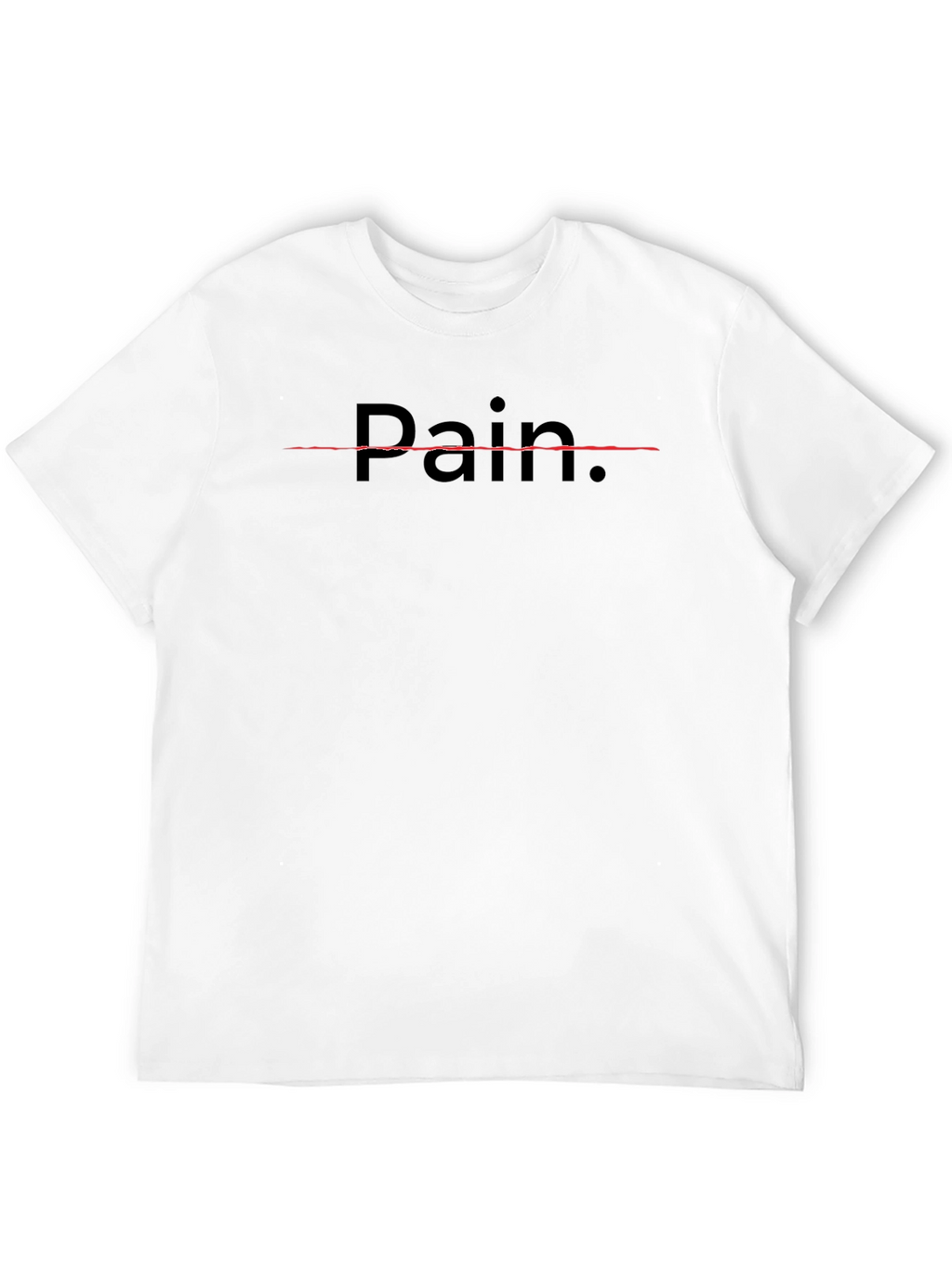 Pain Graphic Tee - Black Crewneck T-Shirt