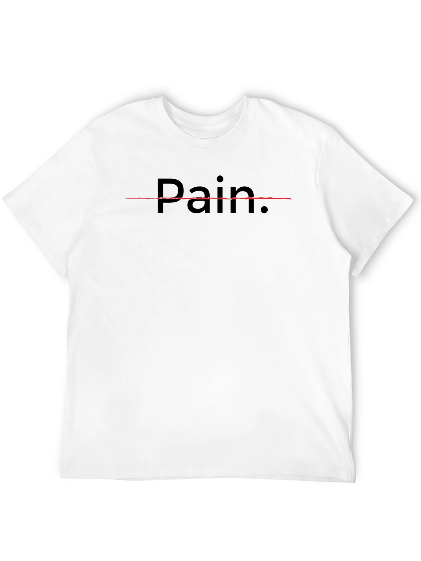 Pain Graphic Tee - Black Crewneck T-Shirt