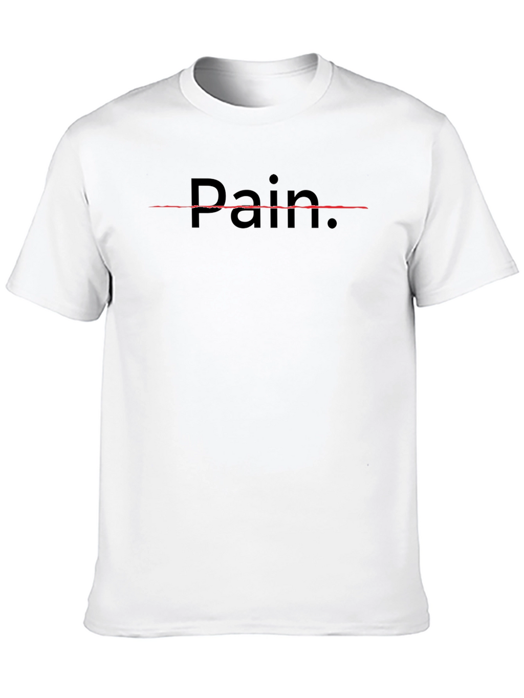 Pain Graphic Tee - Black Crewneck T-Shirt