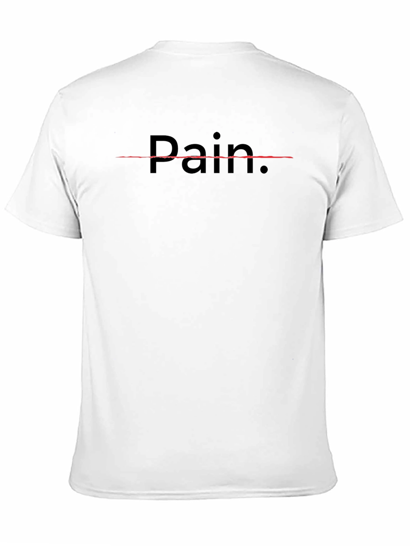 Pain Graphic Tee - Black Crewneck T-Shirt