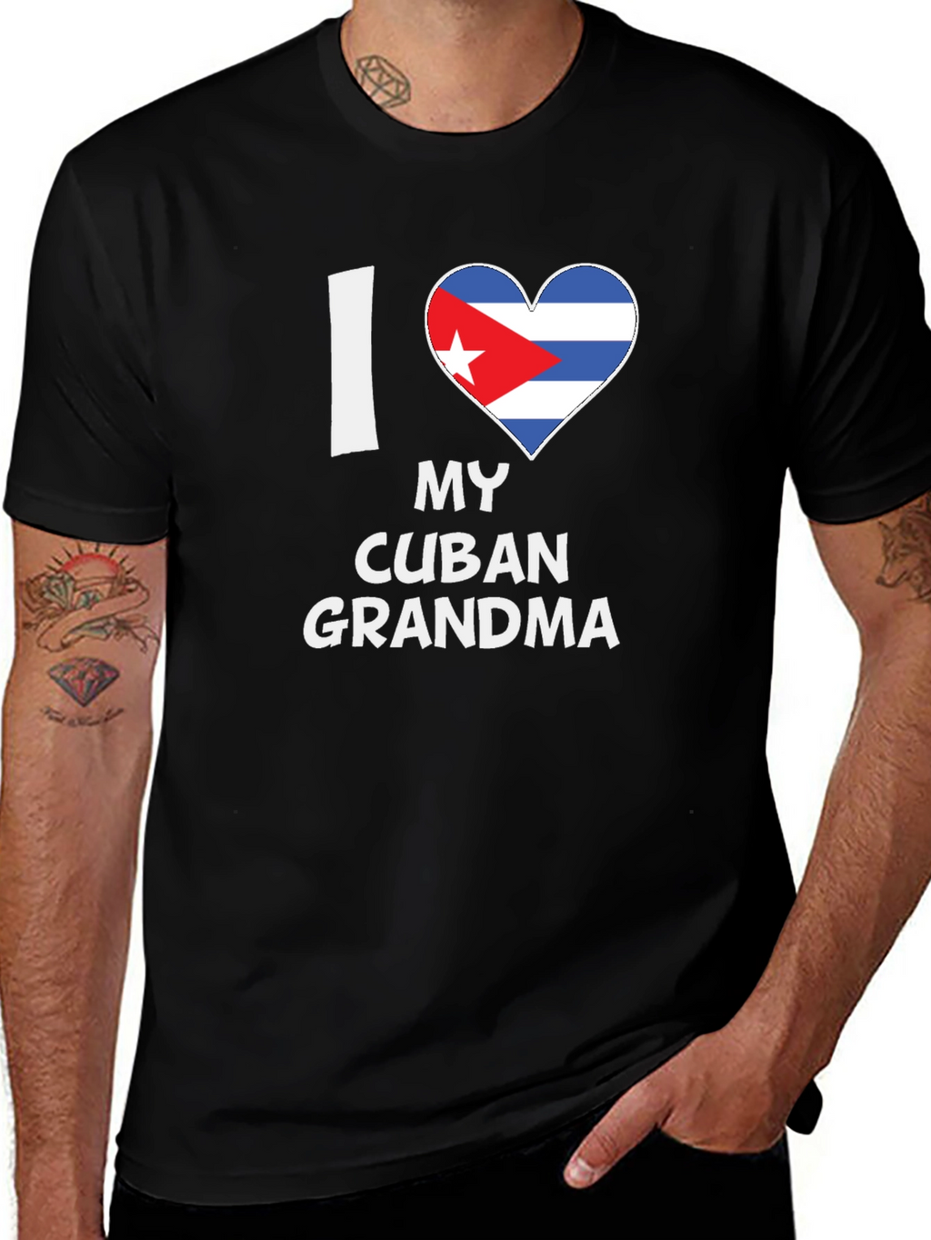 I Love My Cuban Grandma - Novelty T-Shirt