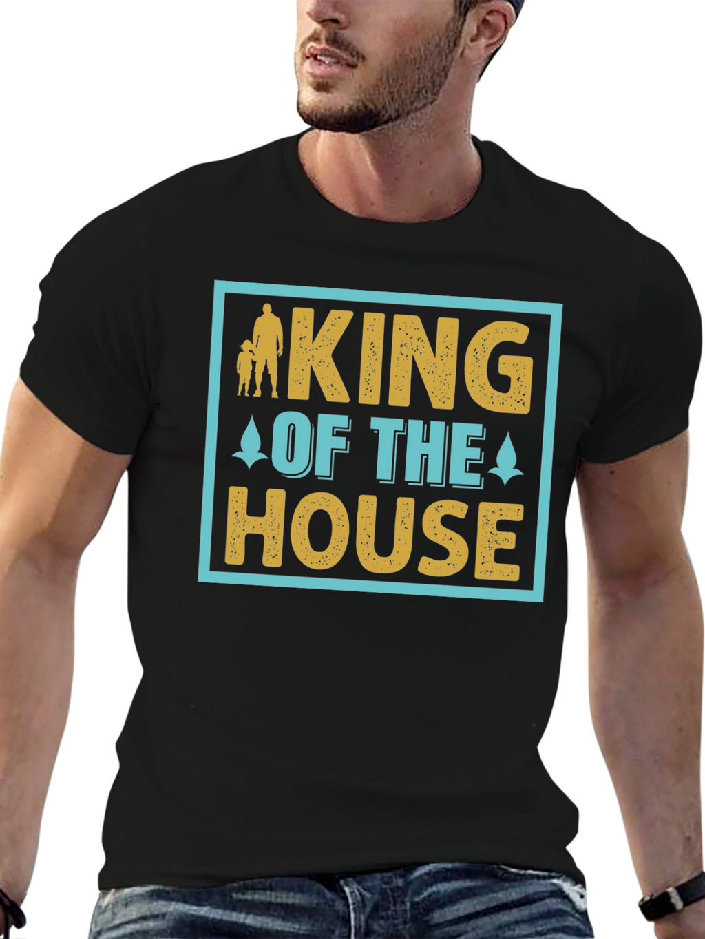 King of the House T-Shirt Fathers Day Gift