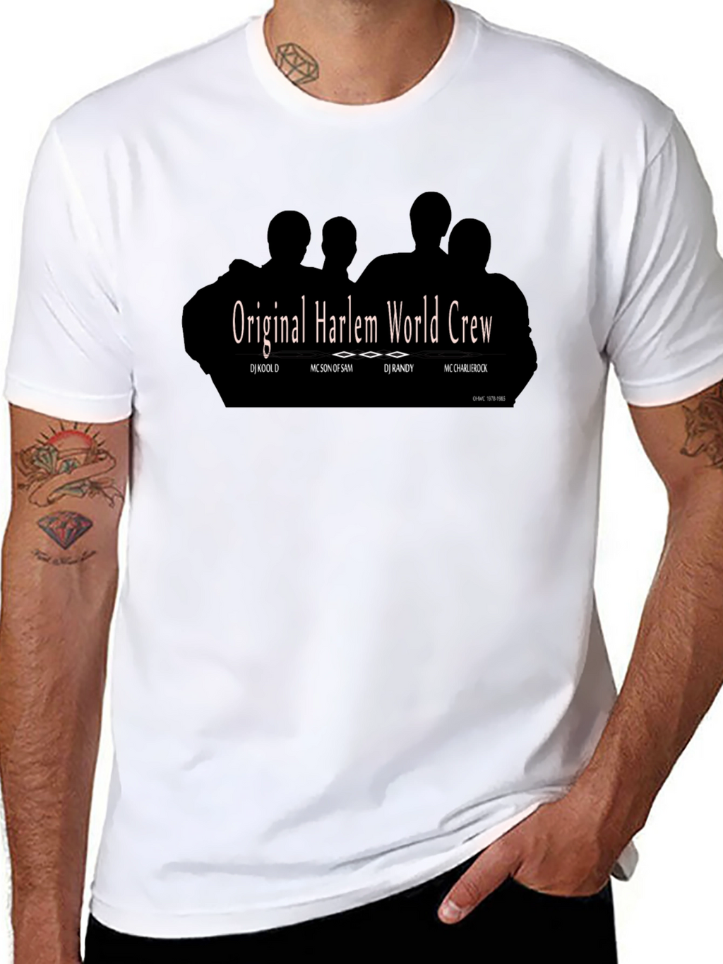 Original Harlem World Crew Black T-Shirt