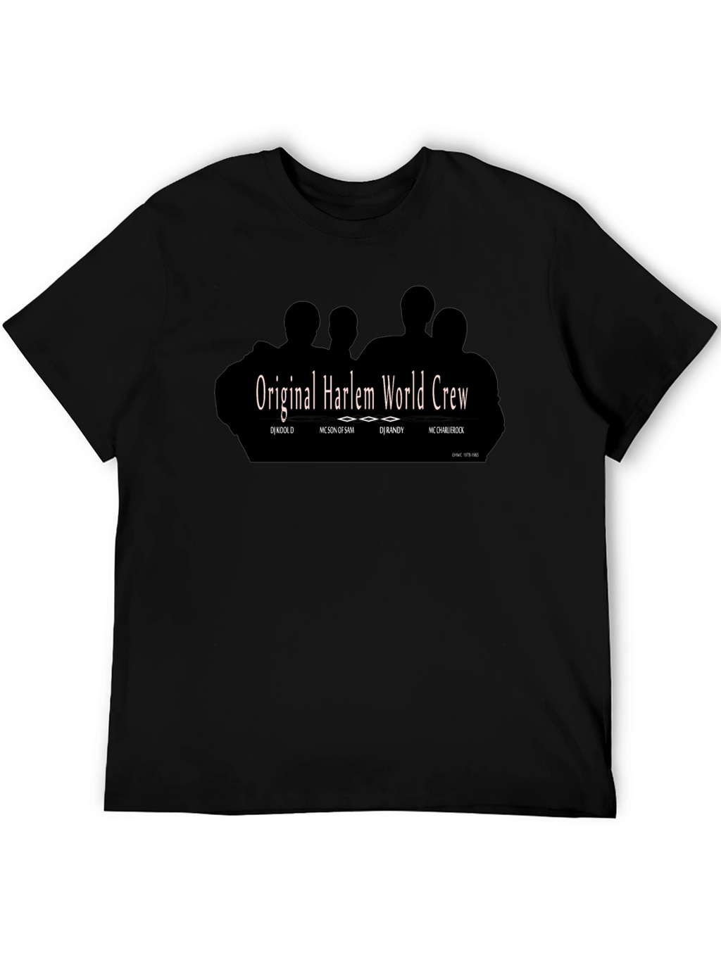 Original Harlem World Crew Black T-Shirt
