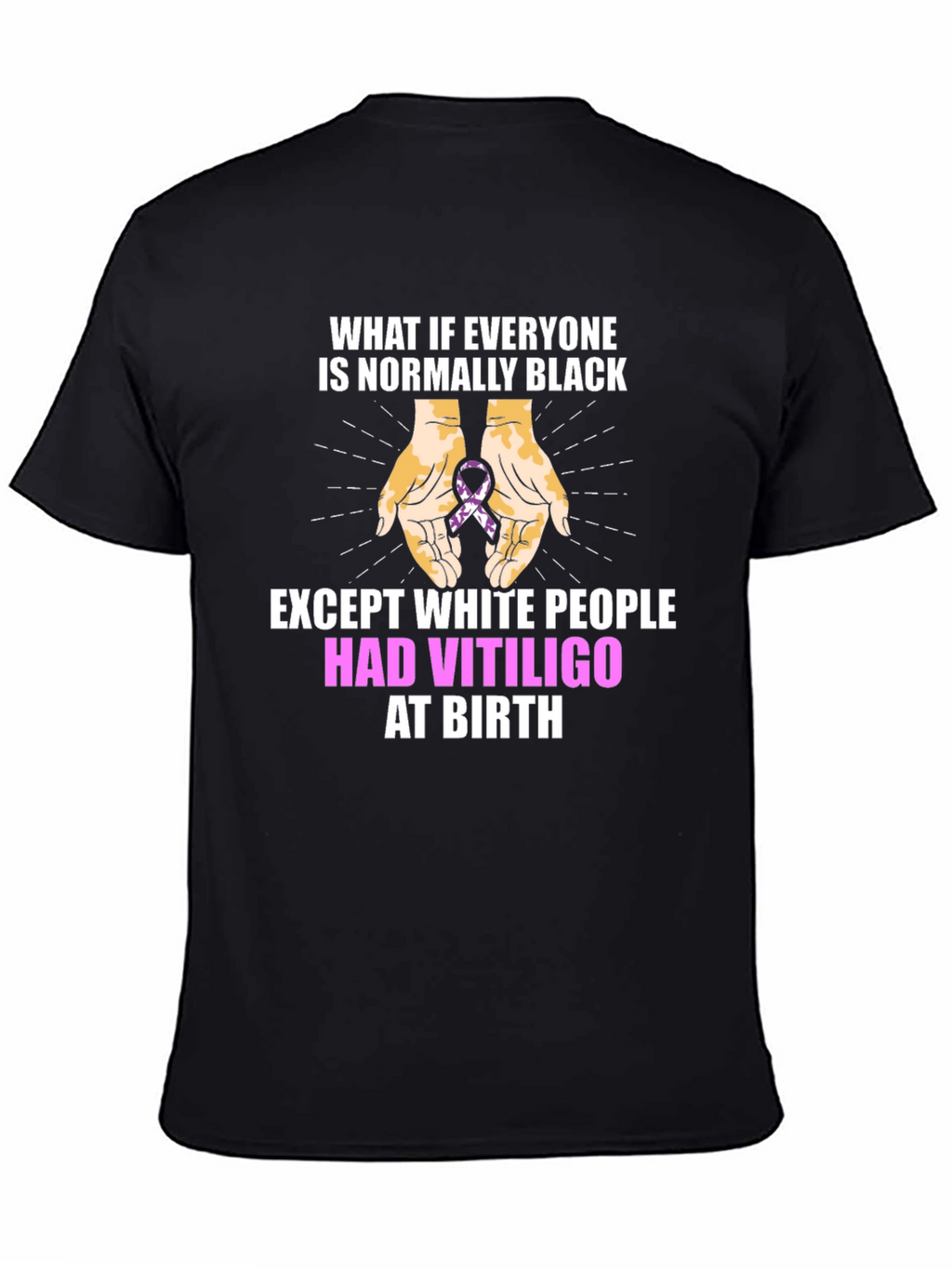 Vitiligo Awareness T-Shirt - Equality Design