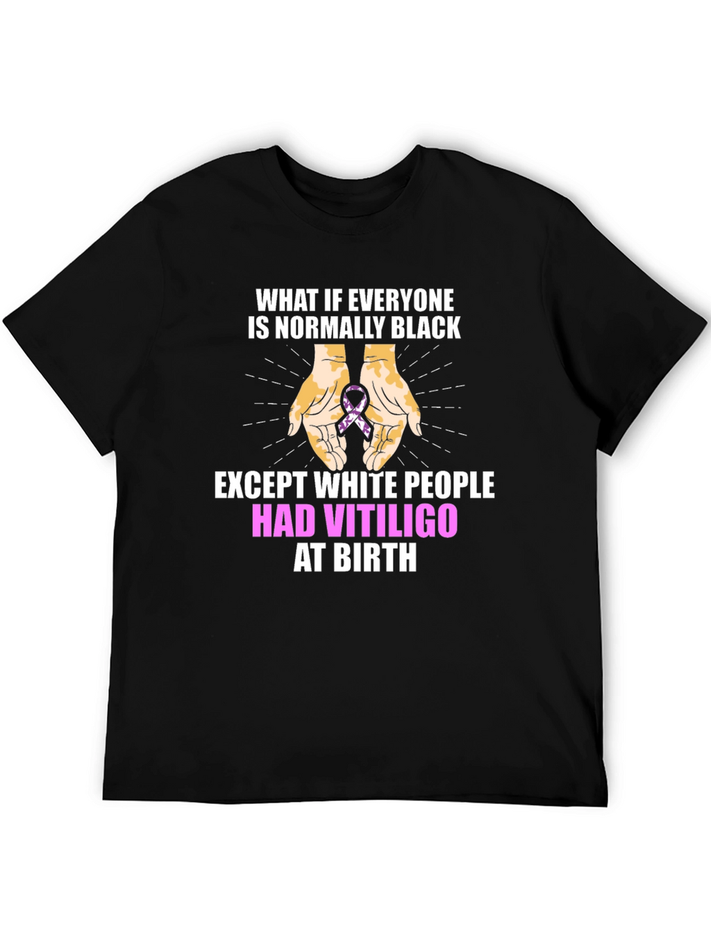 Vitiligo Awareness T-Shirt - Equality Design