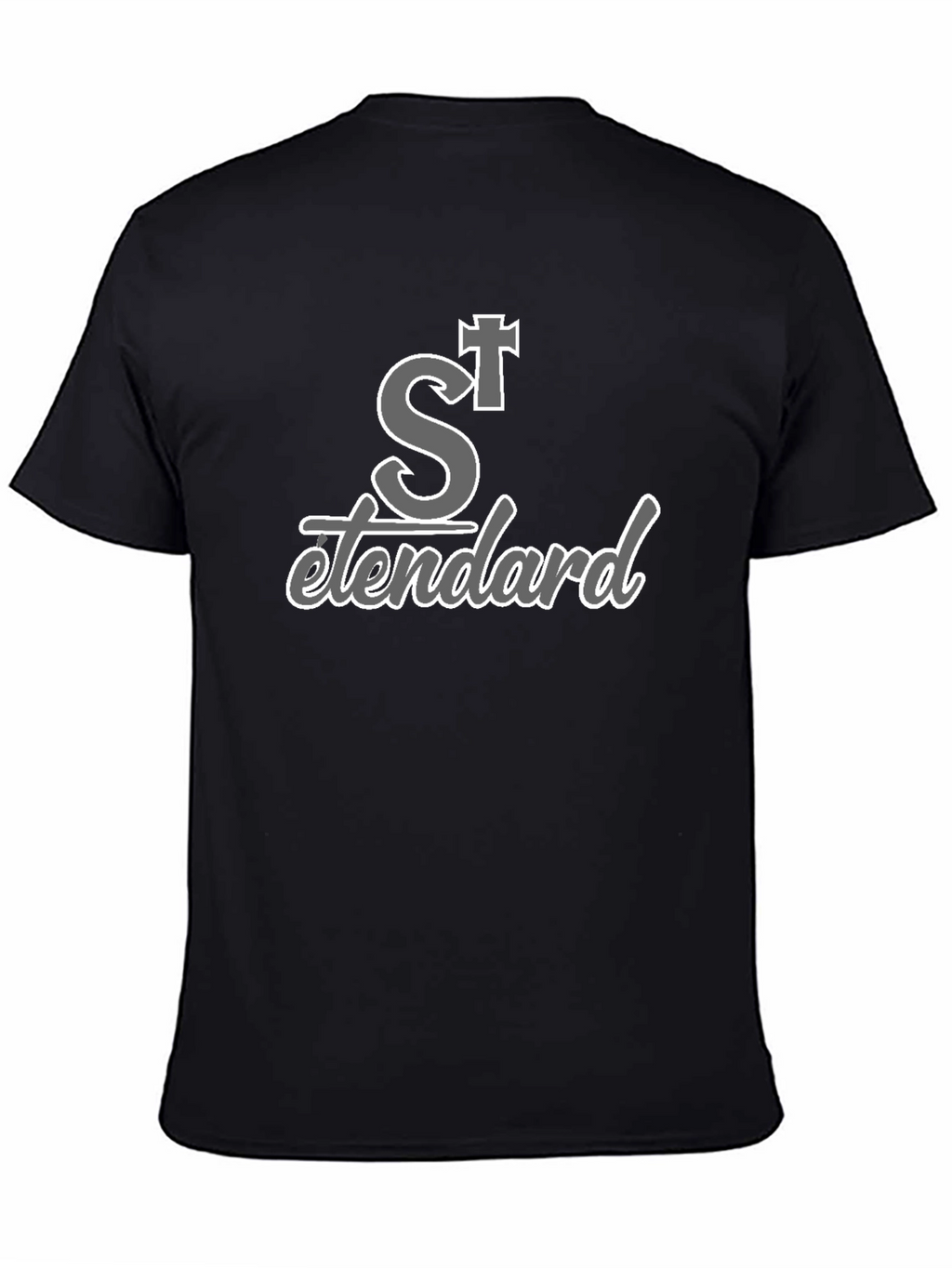 St Standard Black T-Shirt
