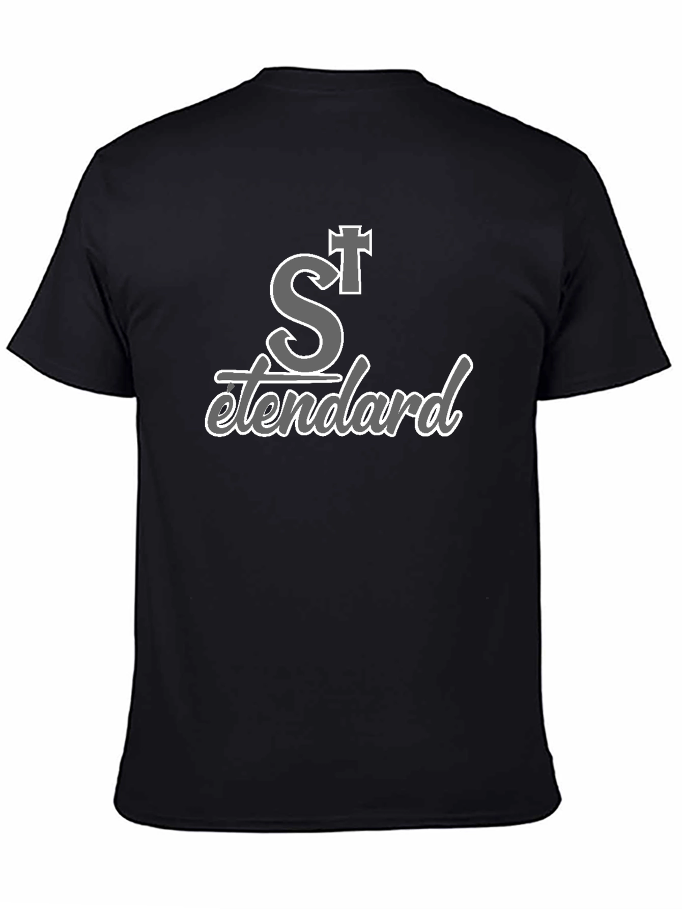 St Standard Black T-Shirt