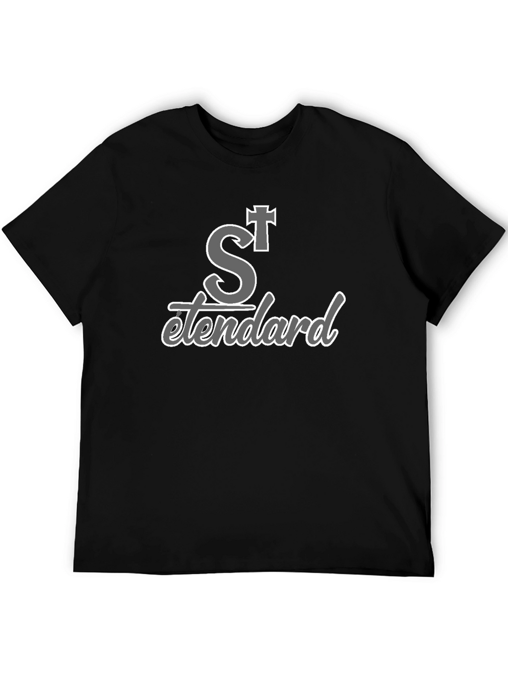 St Standard Black T-Shirt