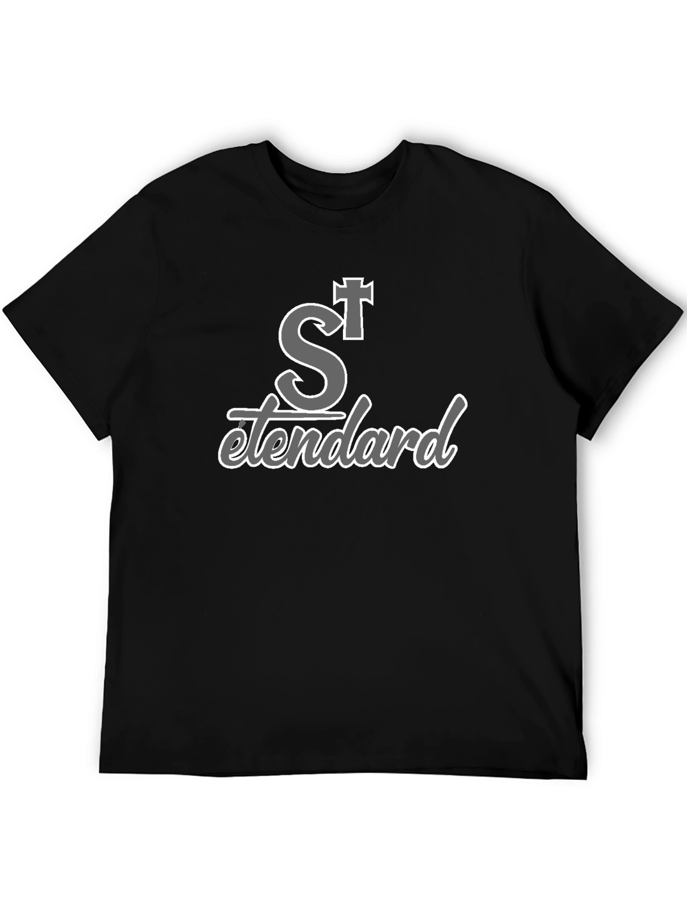 St Standard Black T-Shirt