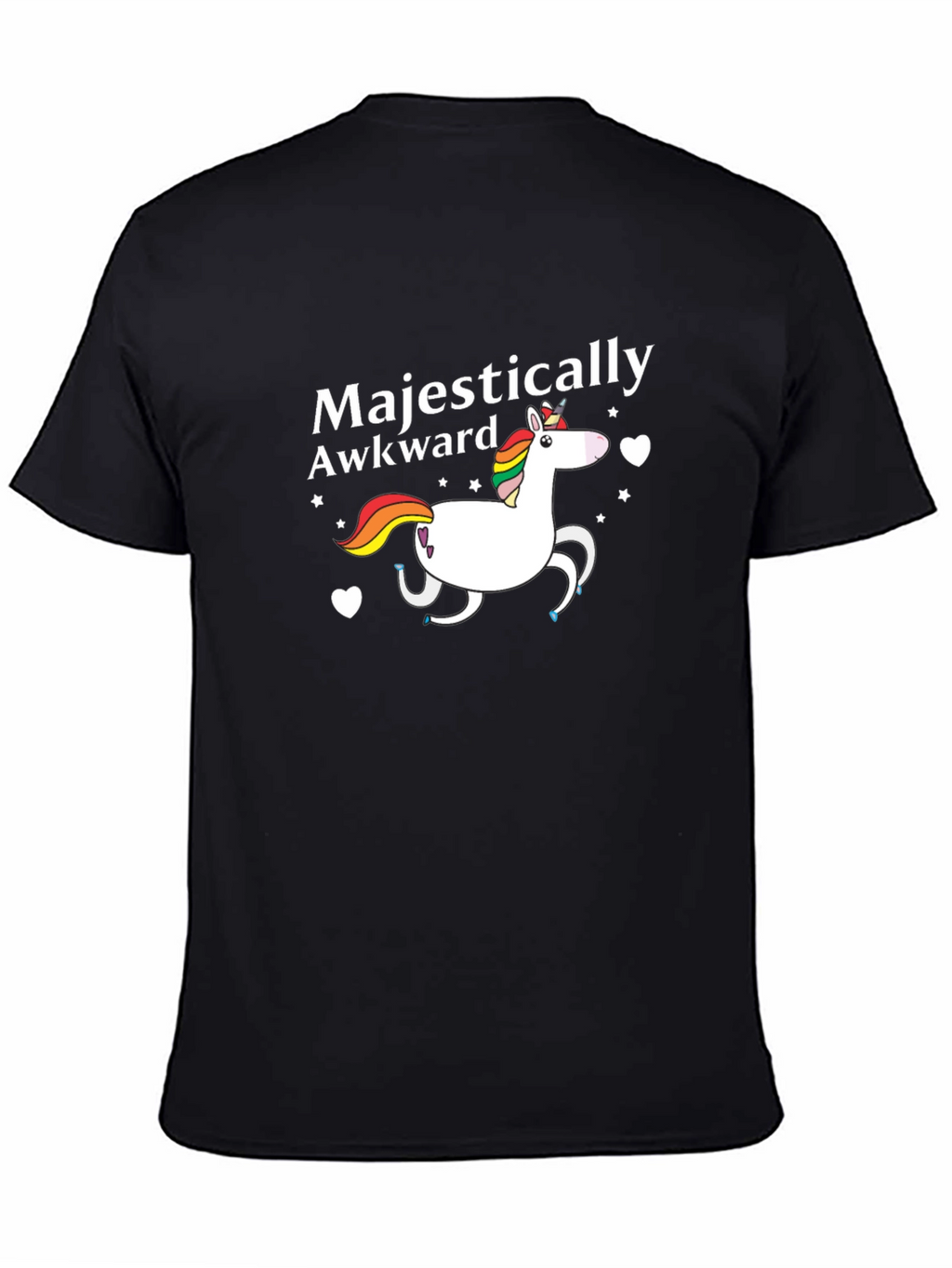 Majestically Awkward Unicorn Graphic Tee