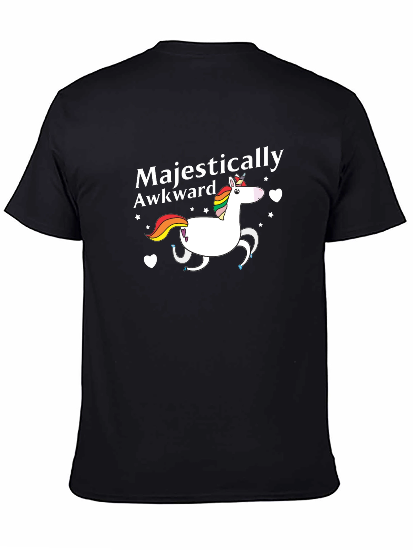 Majestically Awkward Unicorn Graphic Tee