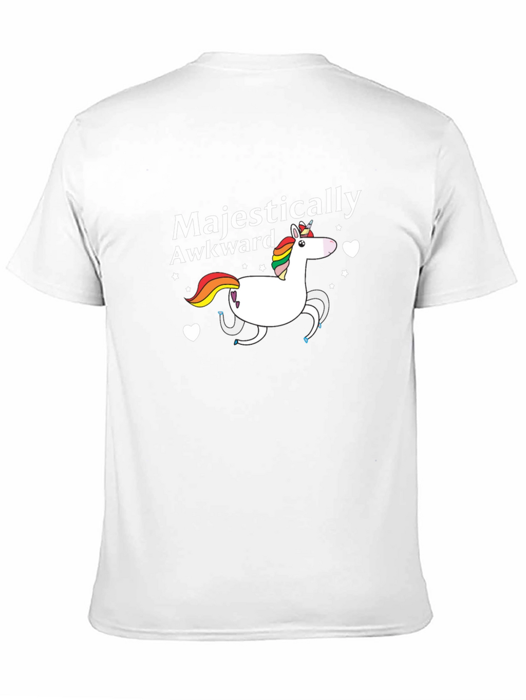 Majestically Awkward Unicorn Graphic Tee