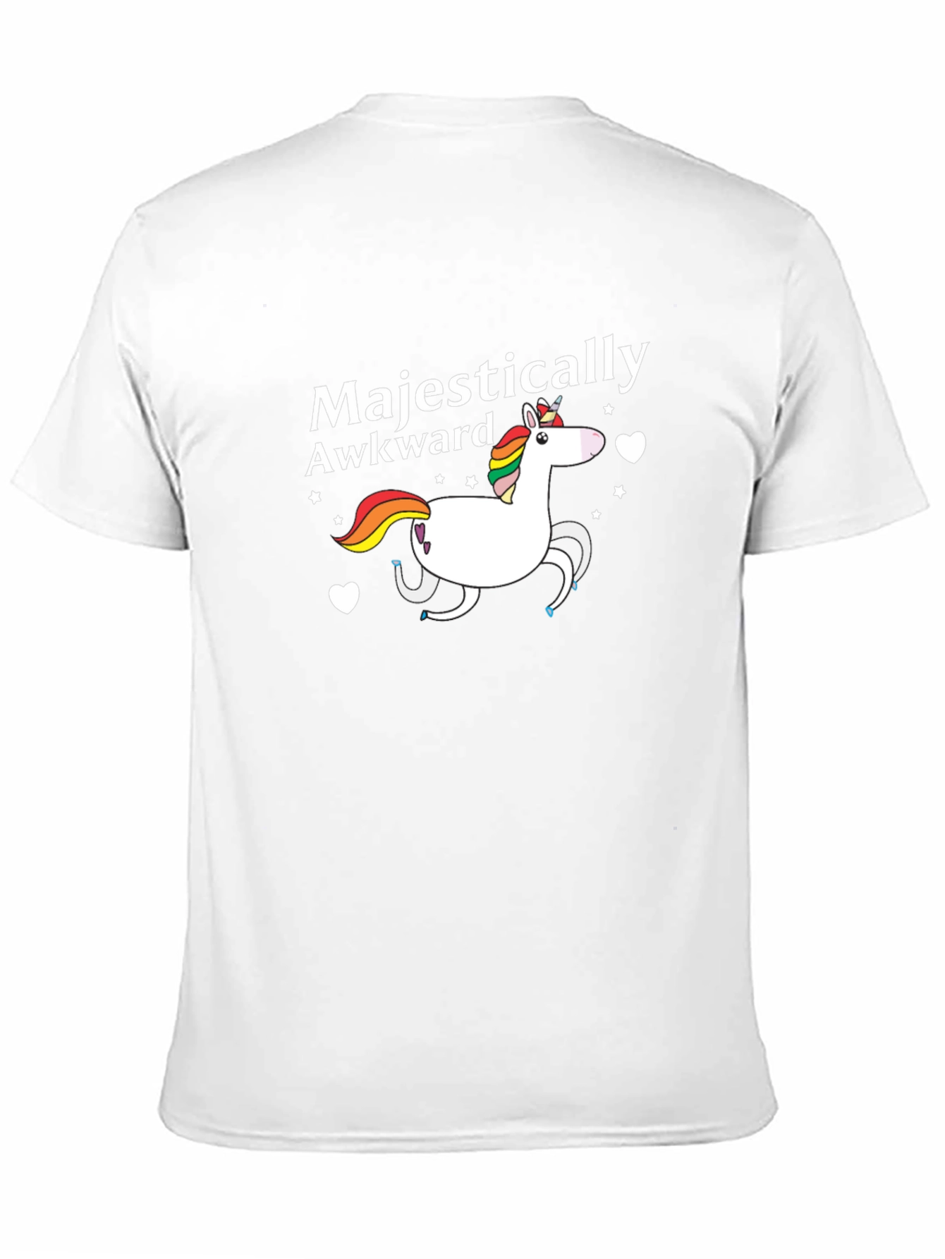 Majestically Awkward Unicorn Graphic Tee