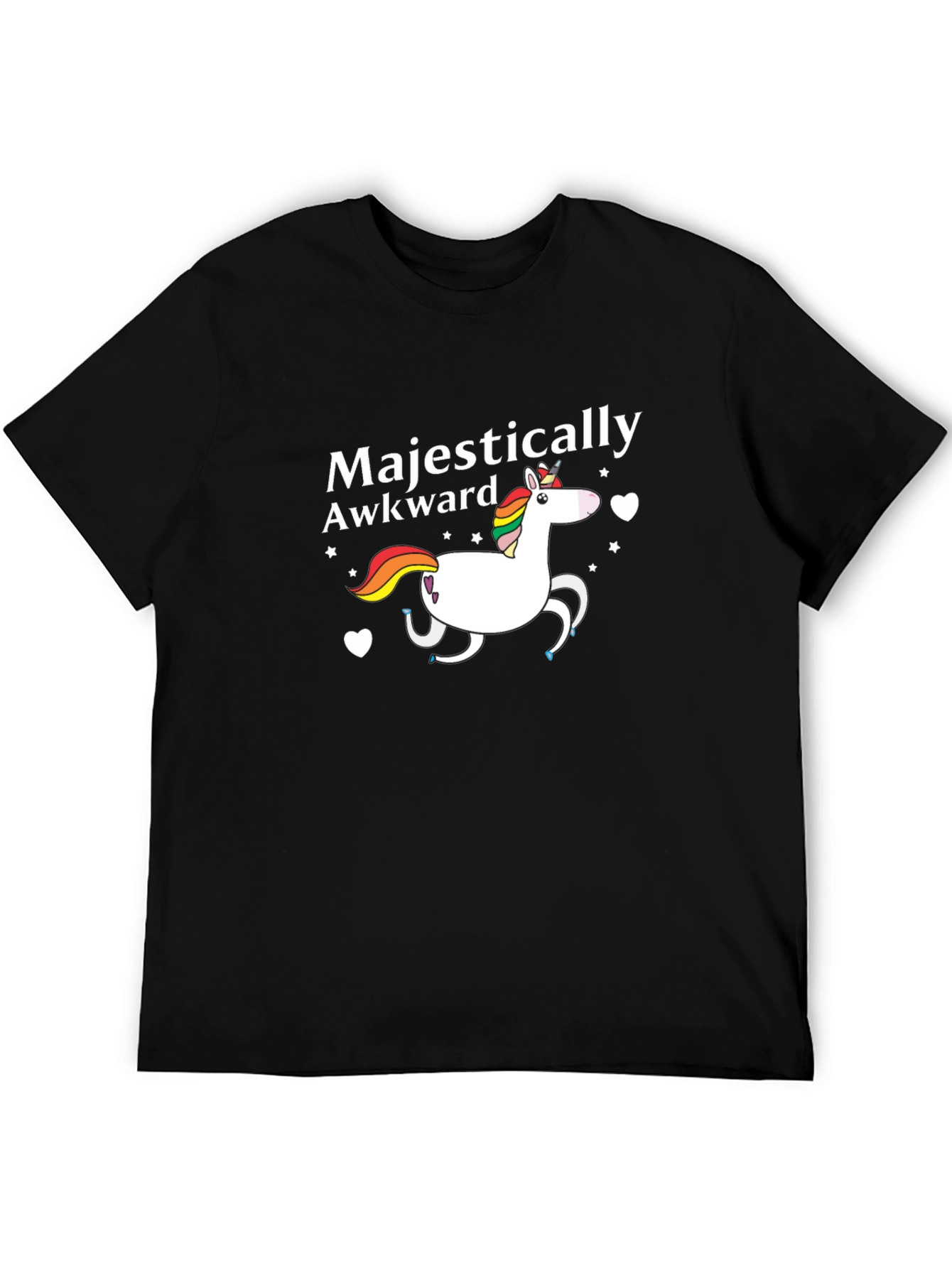 Majestically Awkward Unicorn Graphic Tee