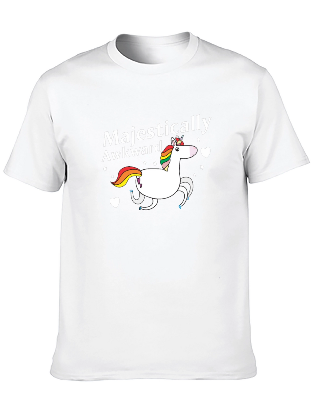 Majestically Awkward Unicorn Graphic Tee