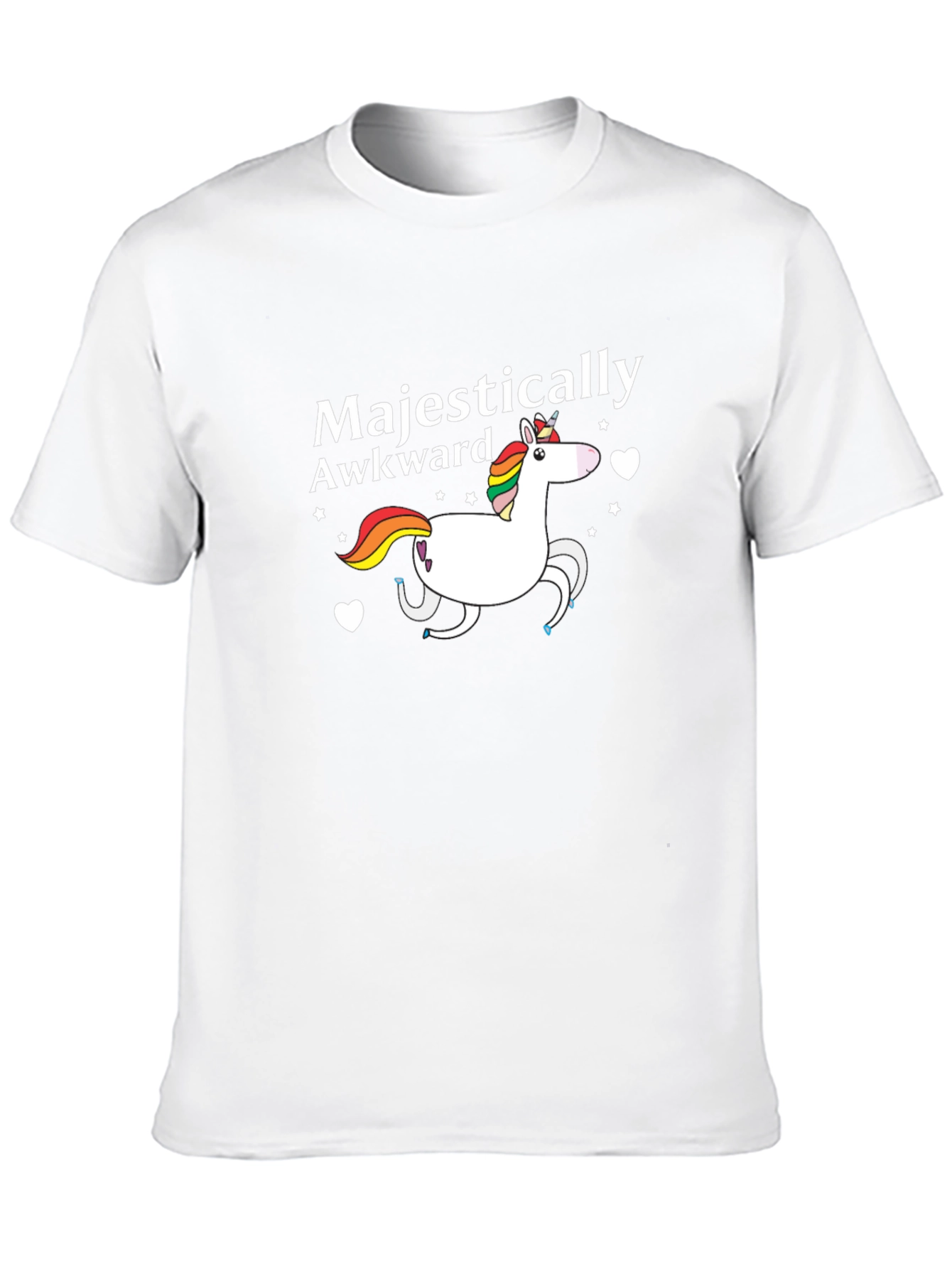 Majestically Awkward Unicorn Graphic Tee