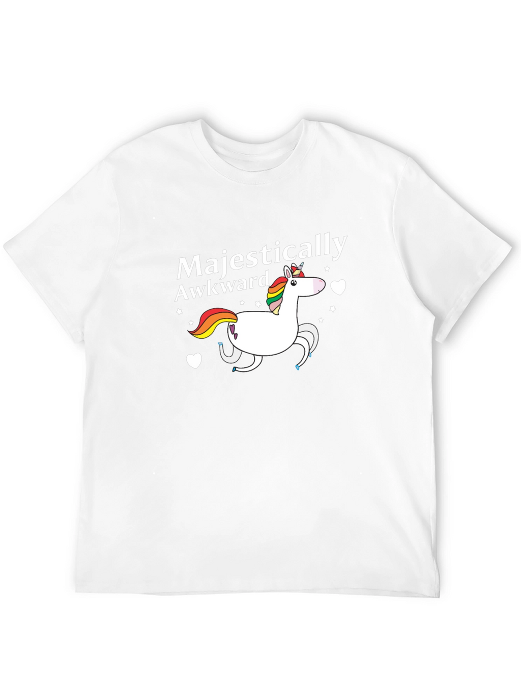 Majestically Awkward Unicorn Graphic Tee