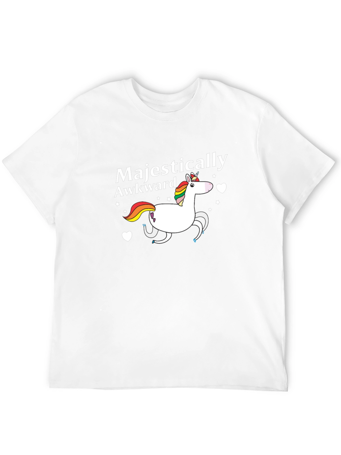 Majestically Awkward Unicorn Graphic Tee
