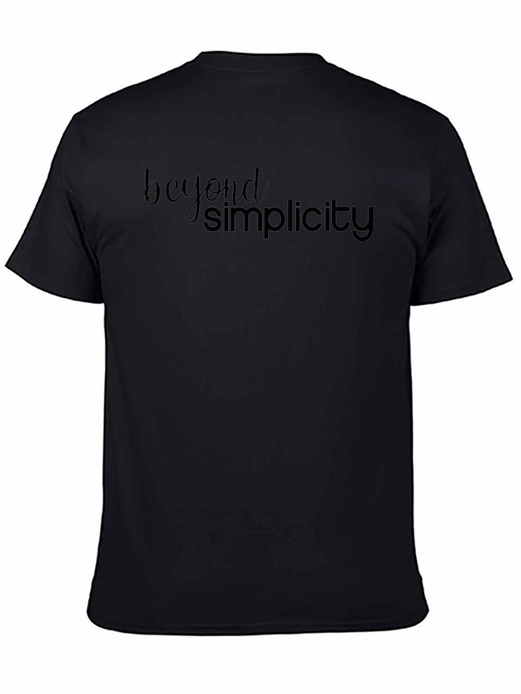 Beyond Simplicity Black Graphic Tee