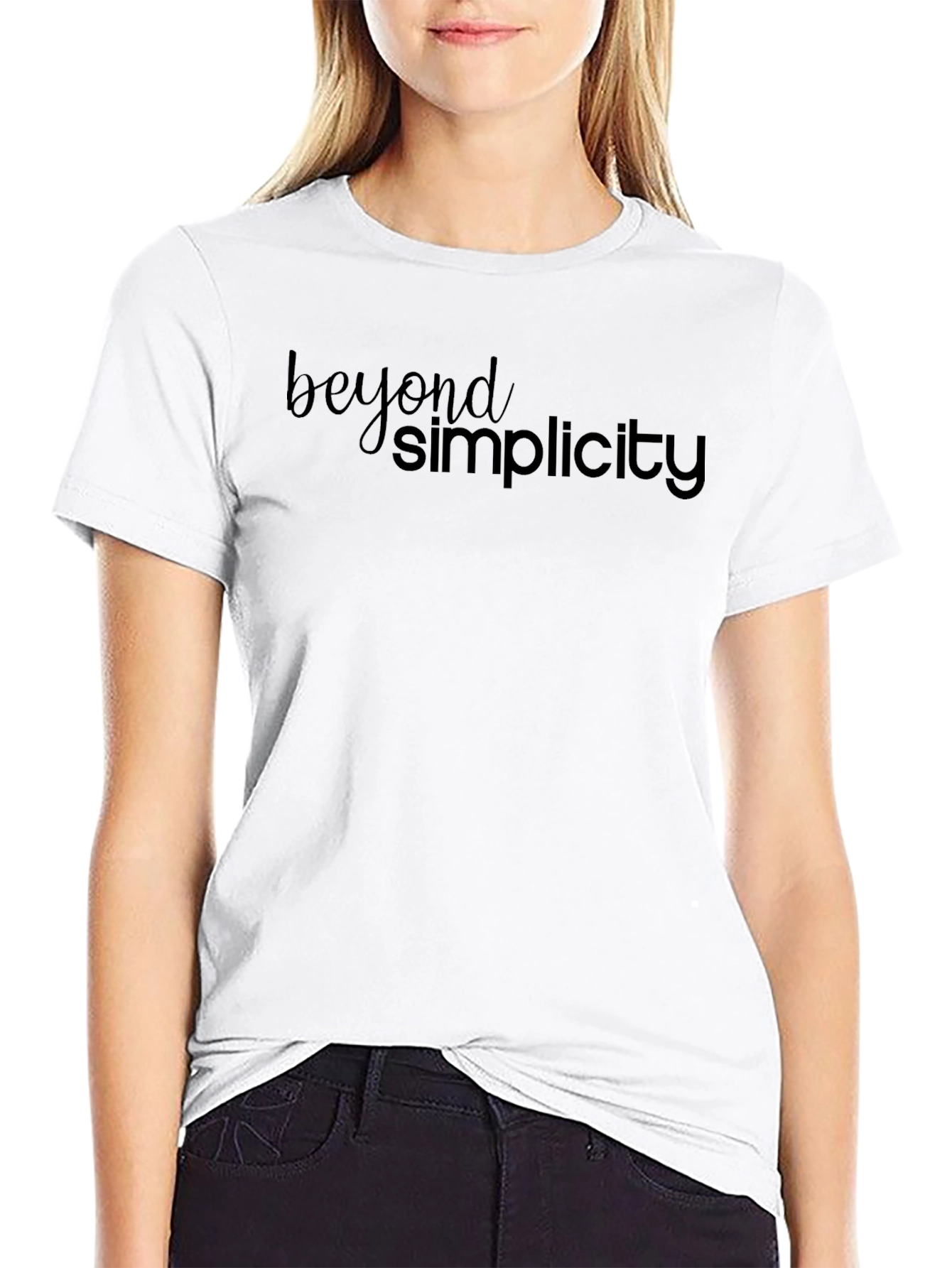 Beyond Simplicity Black Graphic Tee