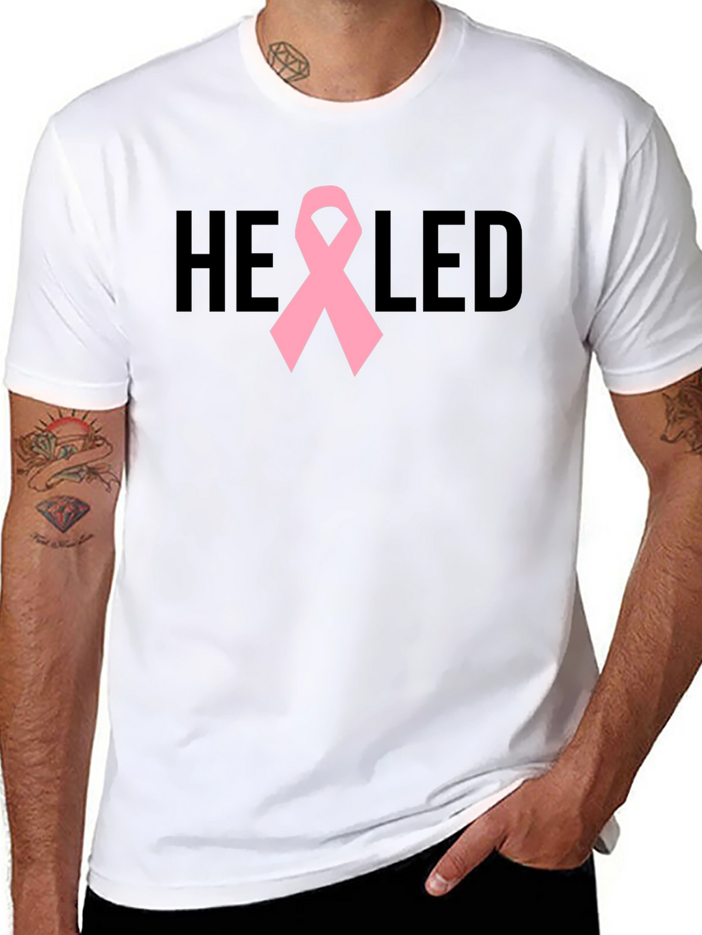 Healed Breast Cancer Awareness T-Shirt