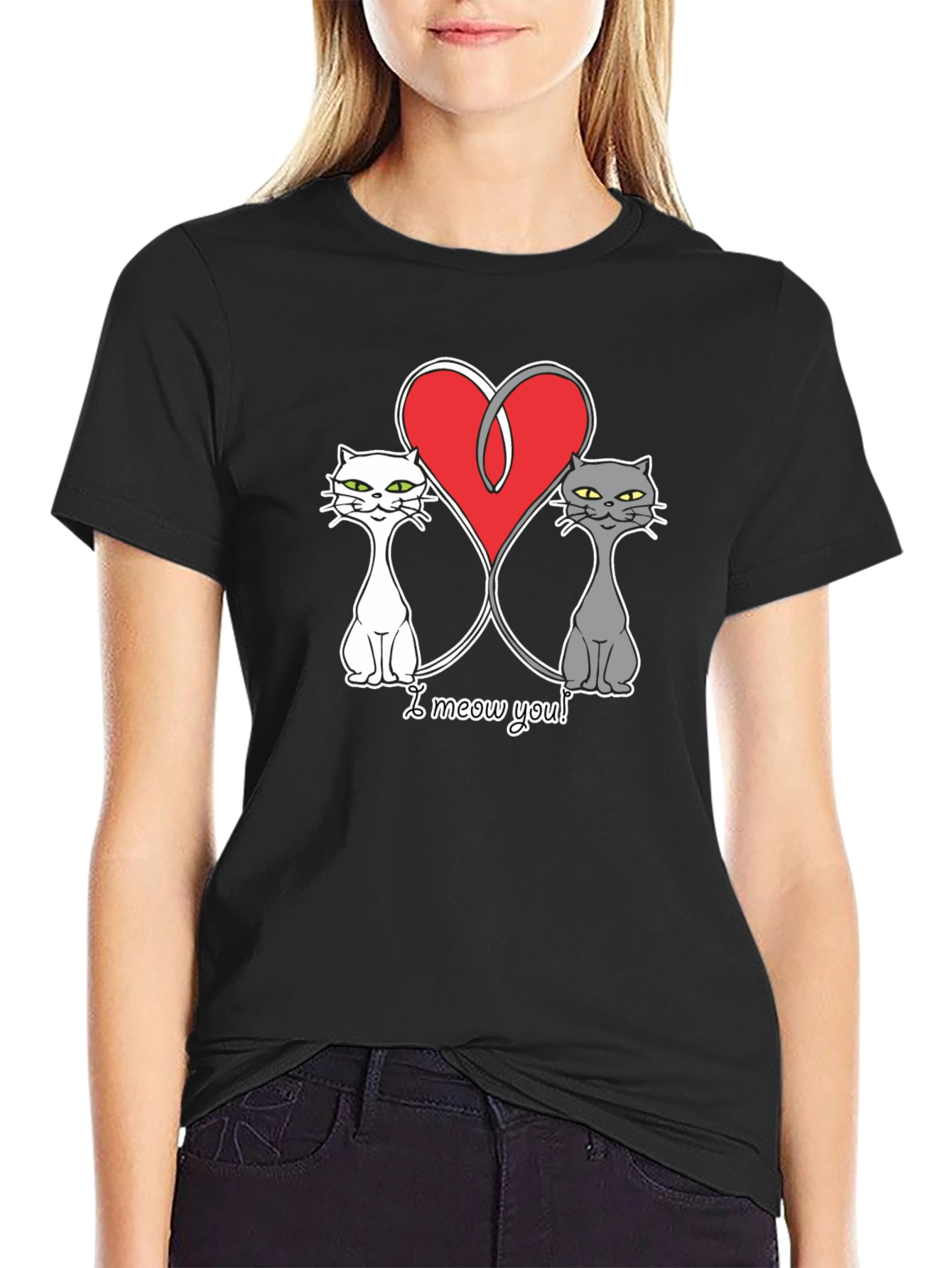 I Meow You Cat T-Shirt - Cute Graphic Tee
