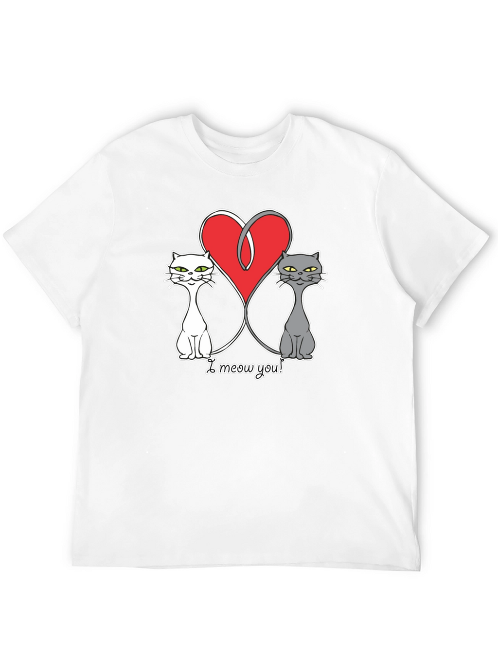 I Meow You Cat T-Shirt - Cute Graphic Tee