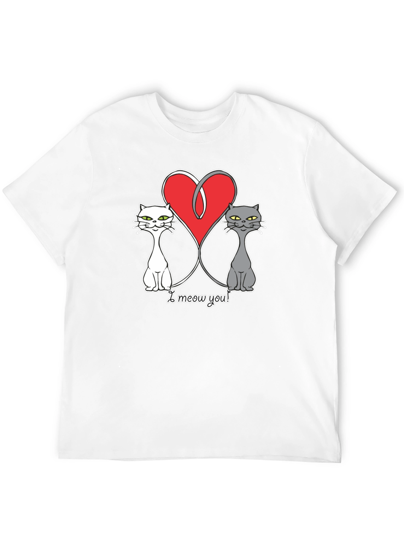 I Meow You Cat T-Shirt - Cute Graphic Tee